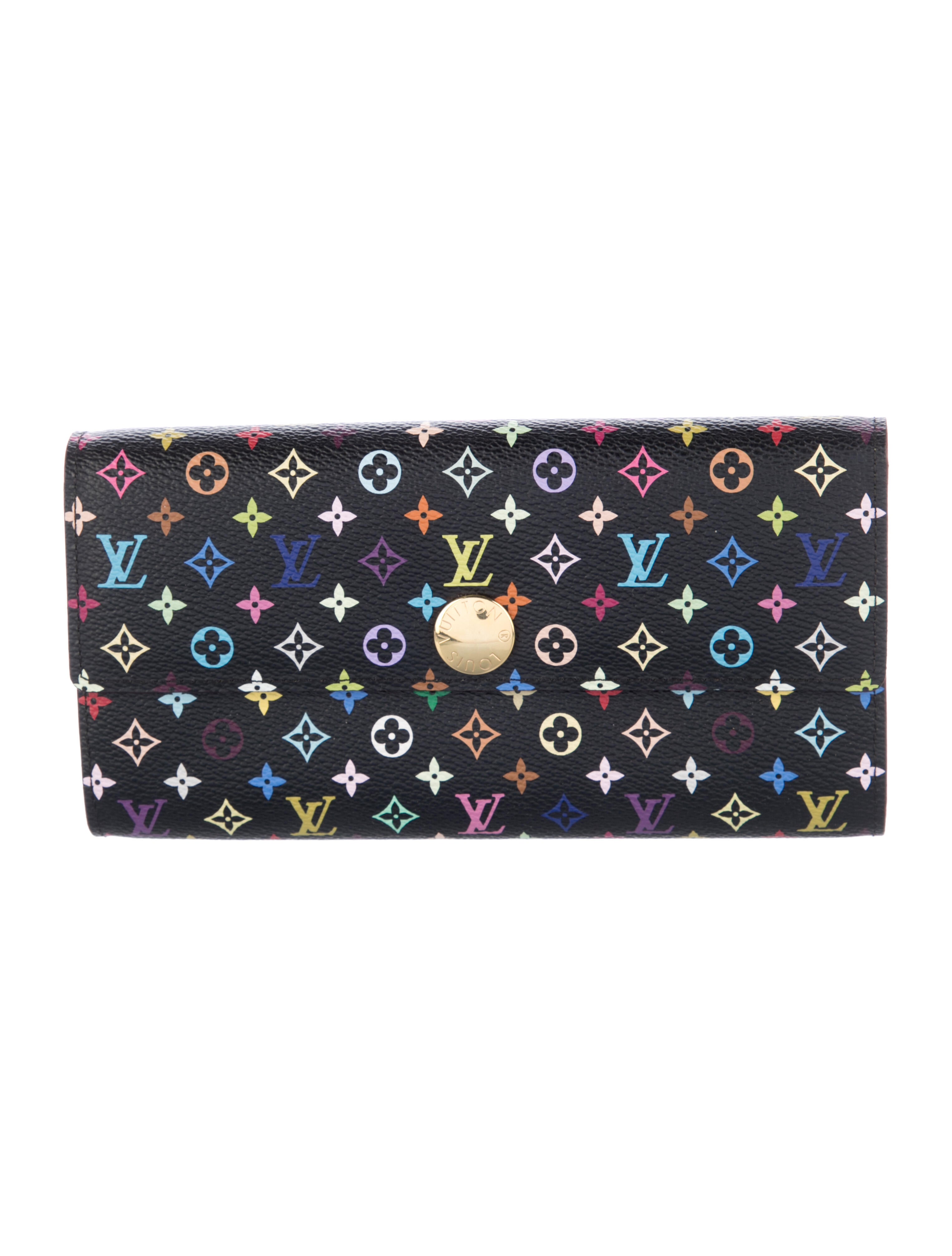 Louis Vuitton Multicolore Monogram Pattern Sarah Wallet