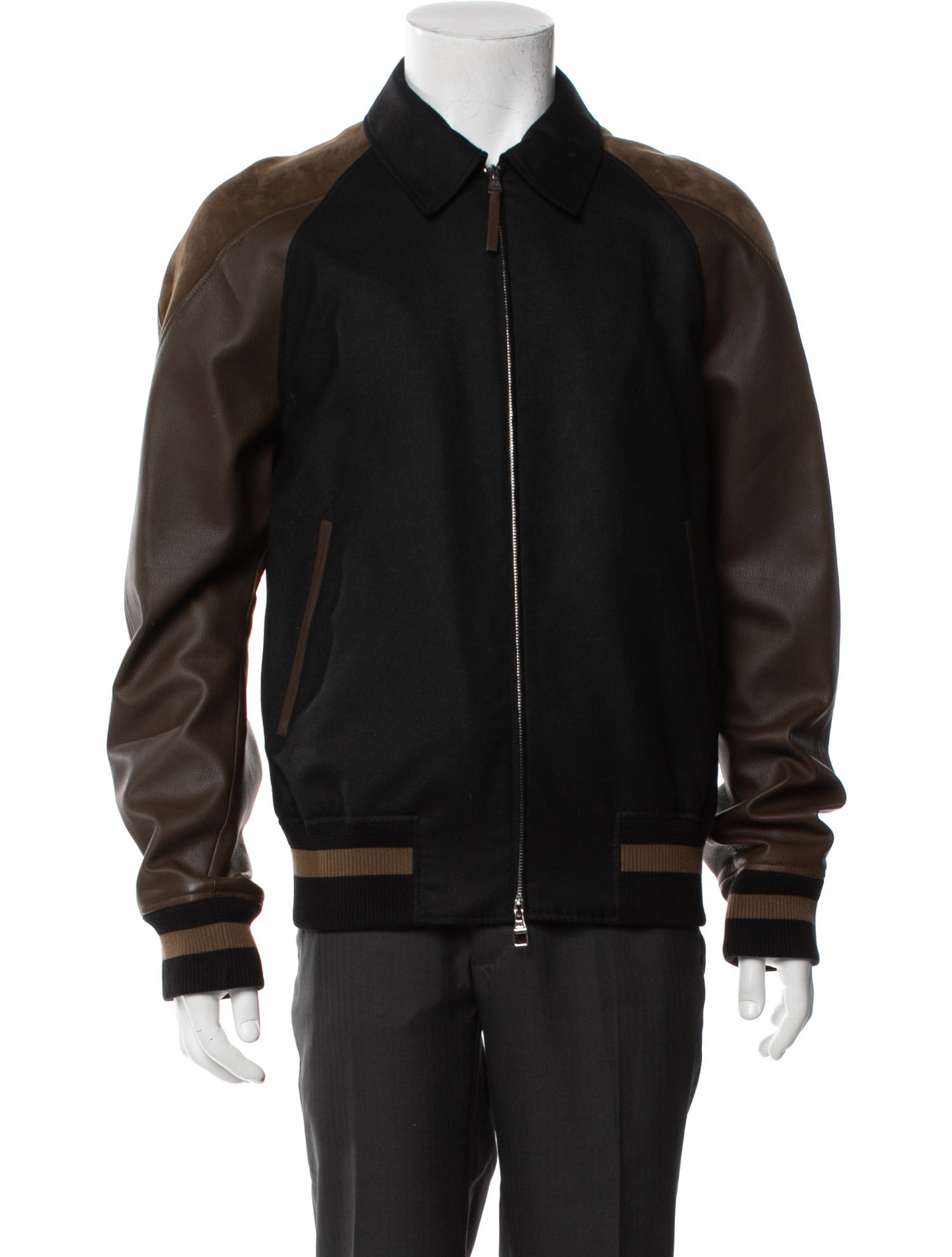 Louis Vuitton 2018 Lamb Leather Bomber Jacket