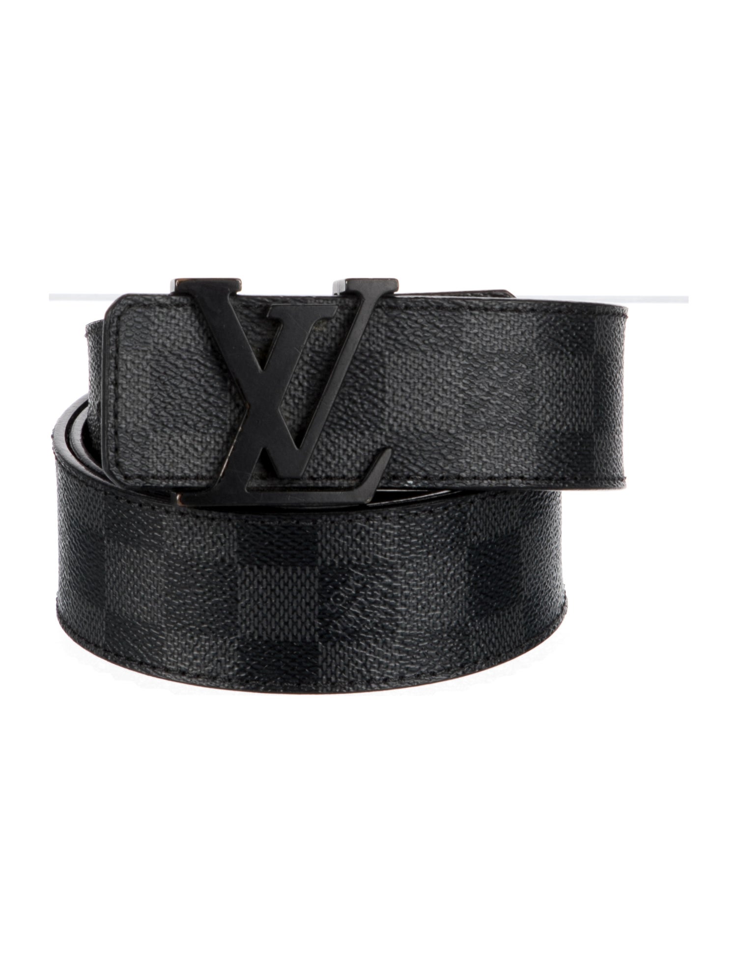 Louis Vuitton 2010 Damier Ebene Pattern Waist Belt