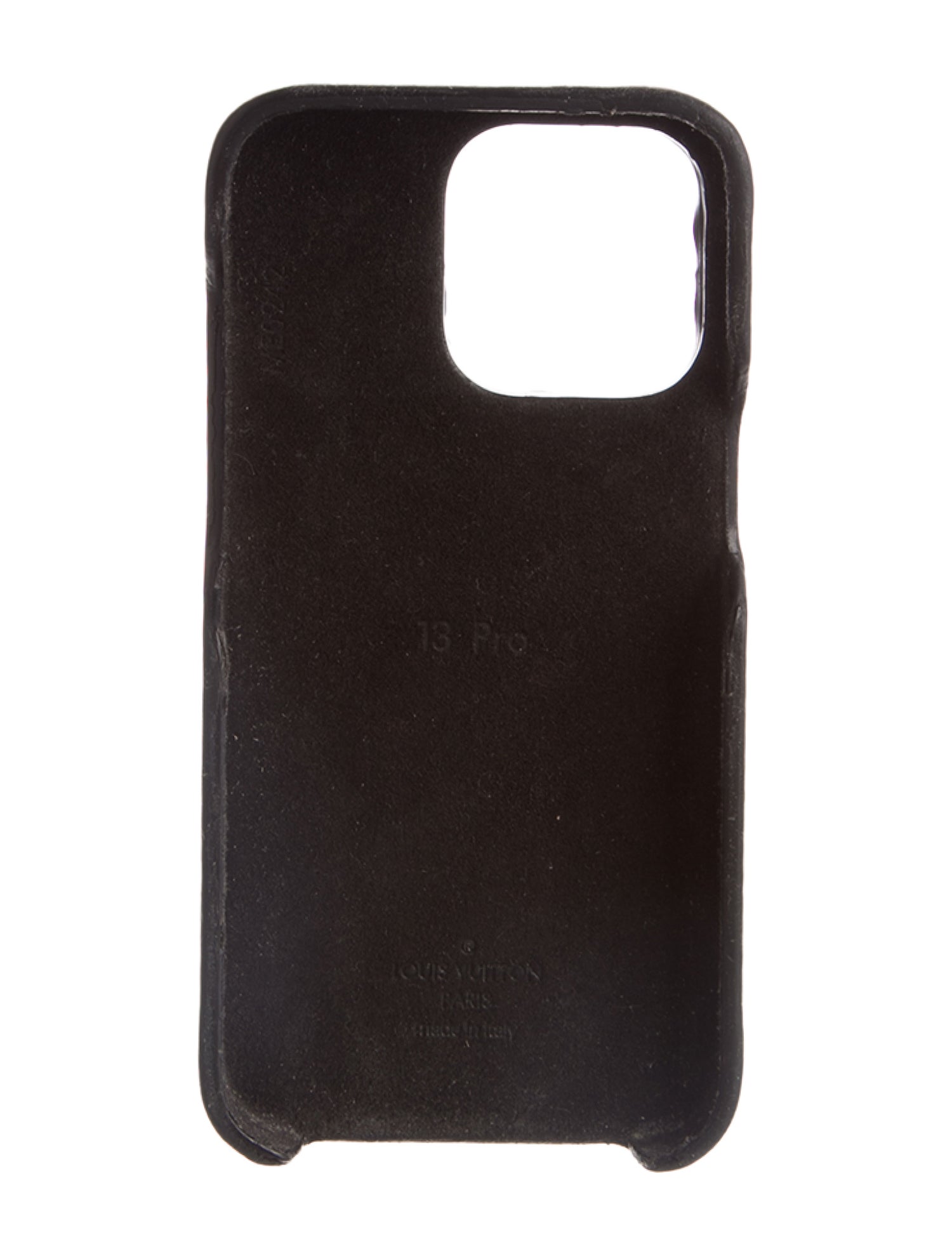 Louis Vuitton Black Leather 13 Pro Case