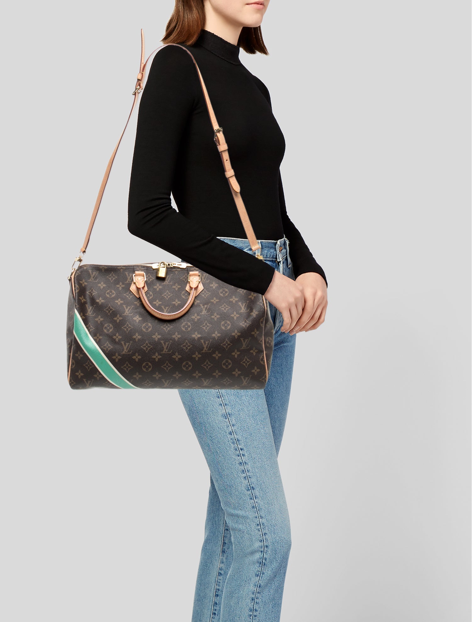 Louis Vuitton LV Monogram Speedy Bandouliere 40