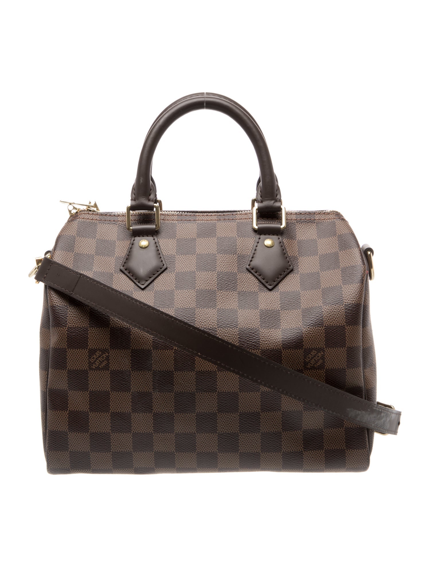 Louis Vuitton Damier Ebene Speedy Bandouliere 25