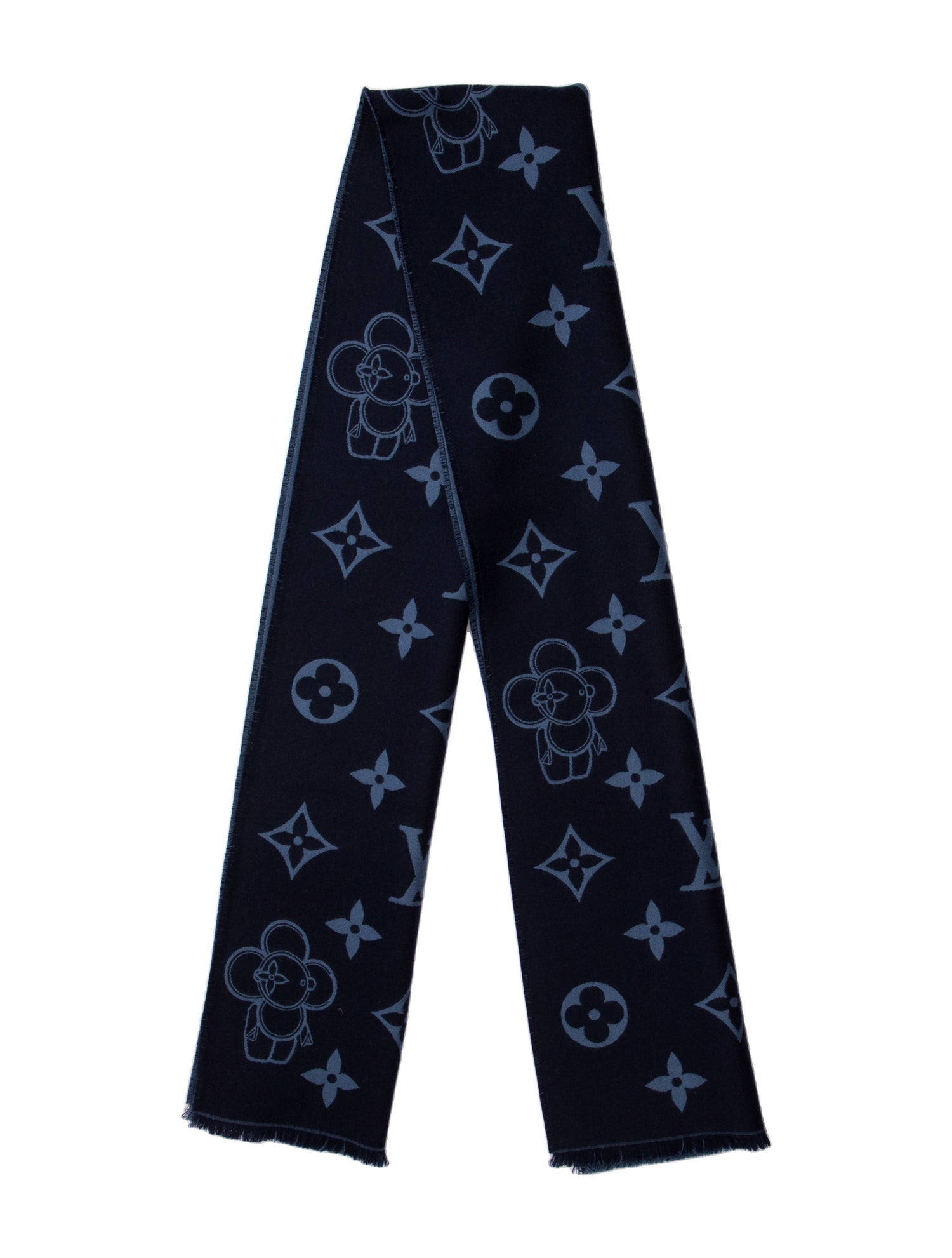 Louis Vuitton Vivienne Wool Scarf