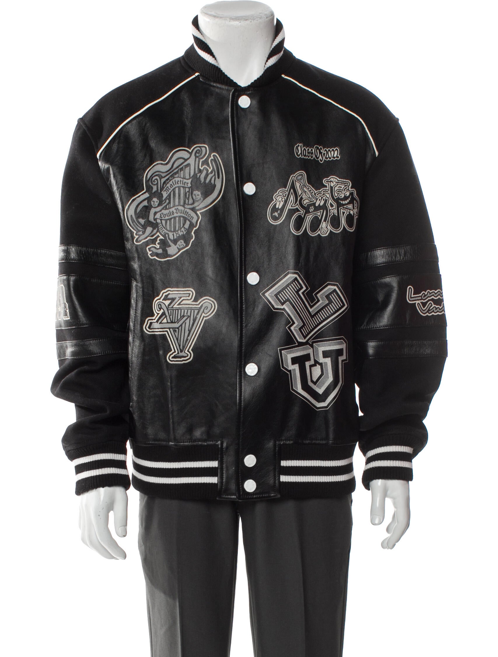 Louis Vuitton 2023 Graphic Print Bomber Jacket