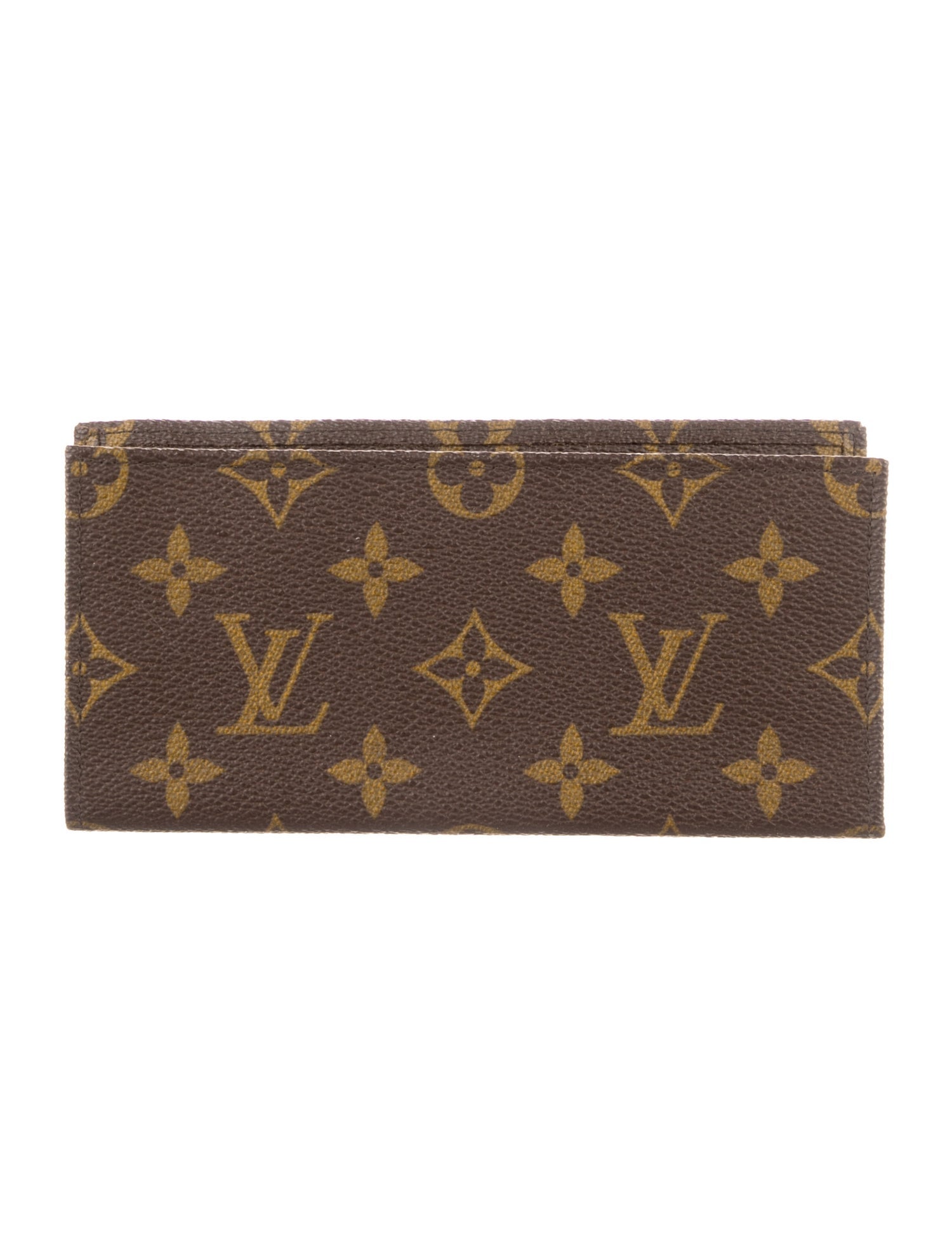 Louis Vuitton LV Monogram Coated Canvas Sarah Wallet