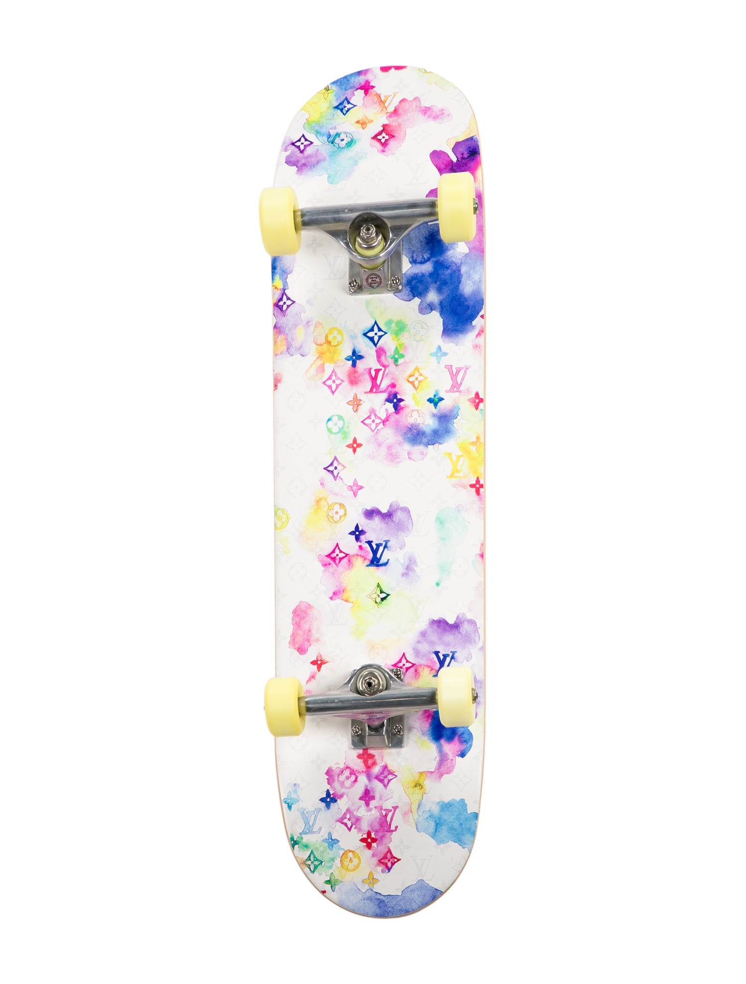 Louis Vuitton Watercolor Monogram Skateboard
