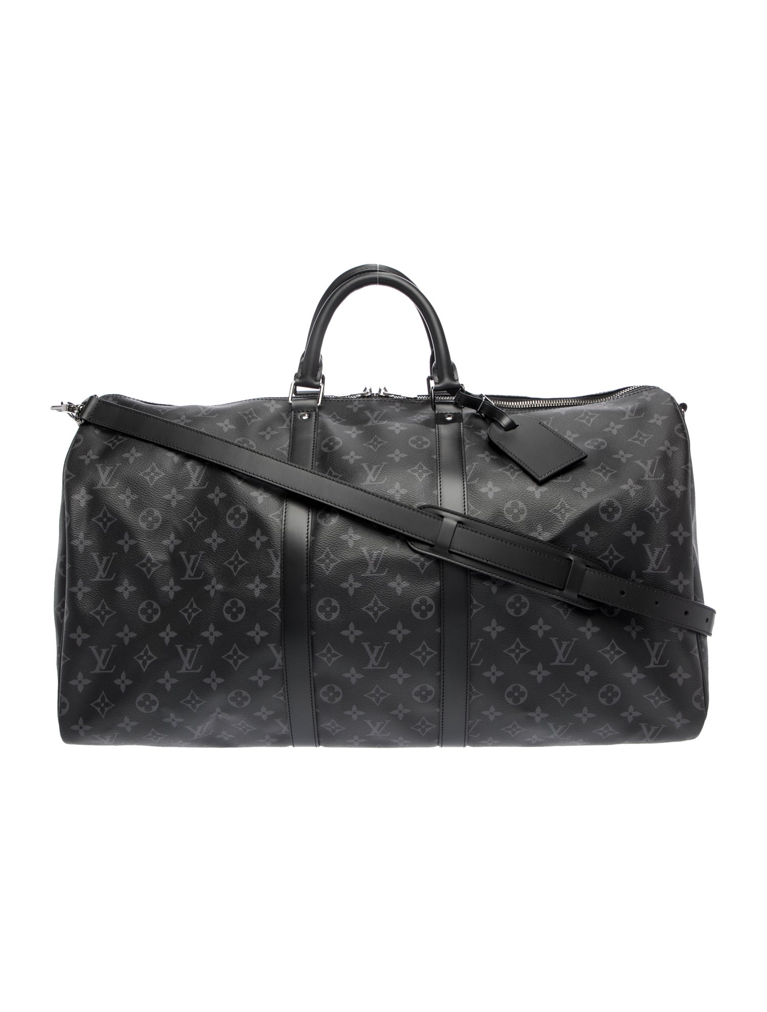 Louis Vuitton Monogram Eclipse Keepall Bandouliere 55
