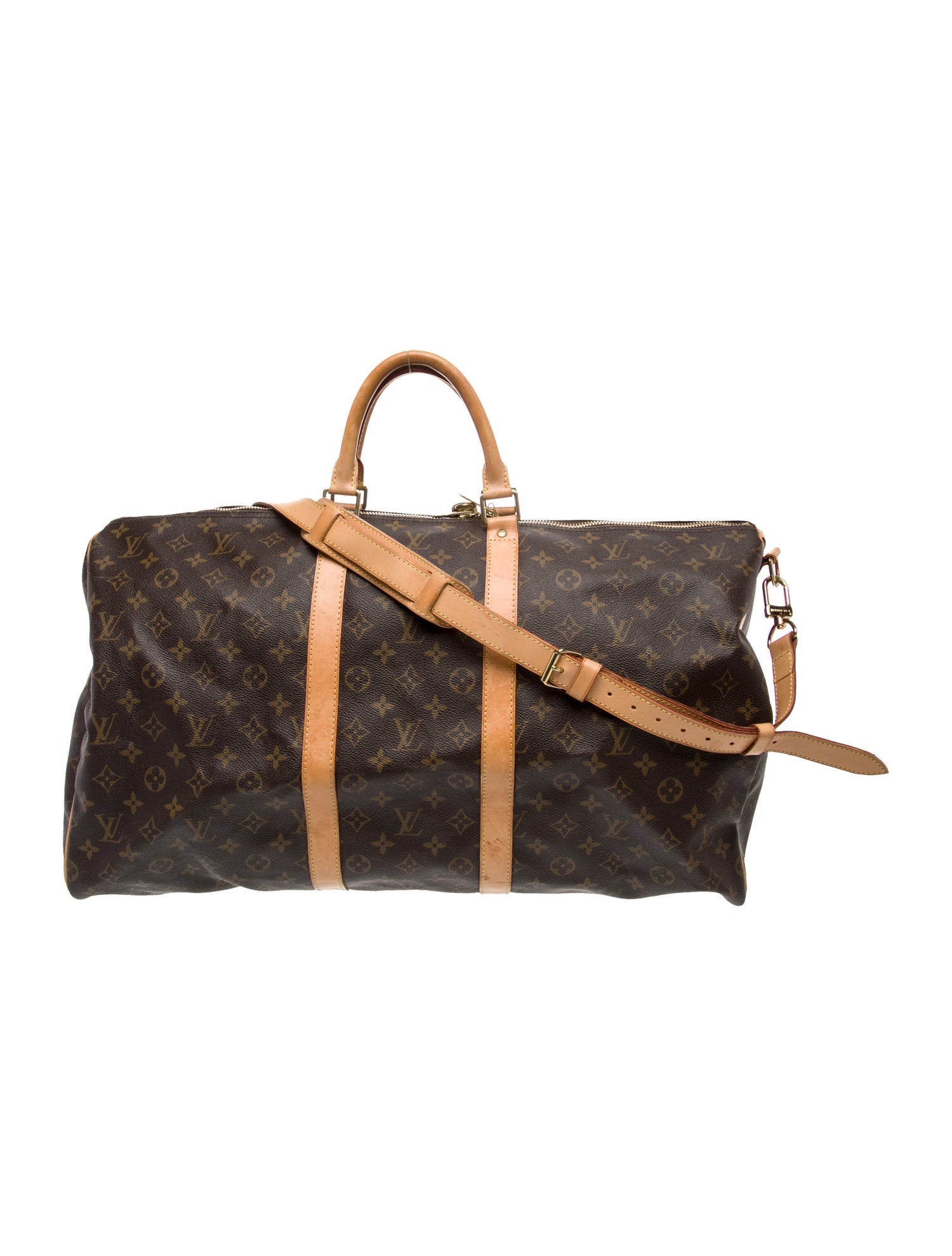 Louis Vuitton LV Monogram Keepall Bandouliere 55 Vintage
