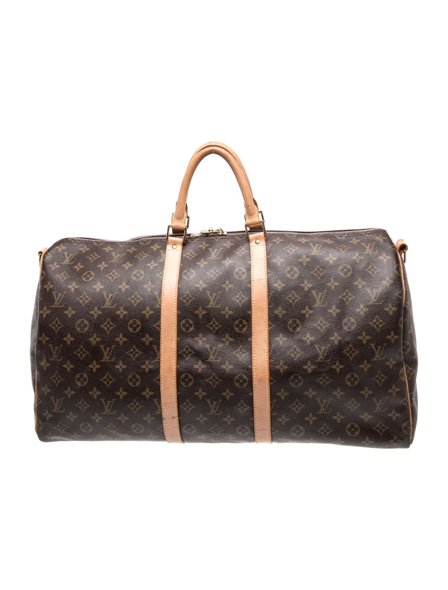 Louis Vuitton LV Monogram Keepall Bandouliere 55 Vintage