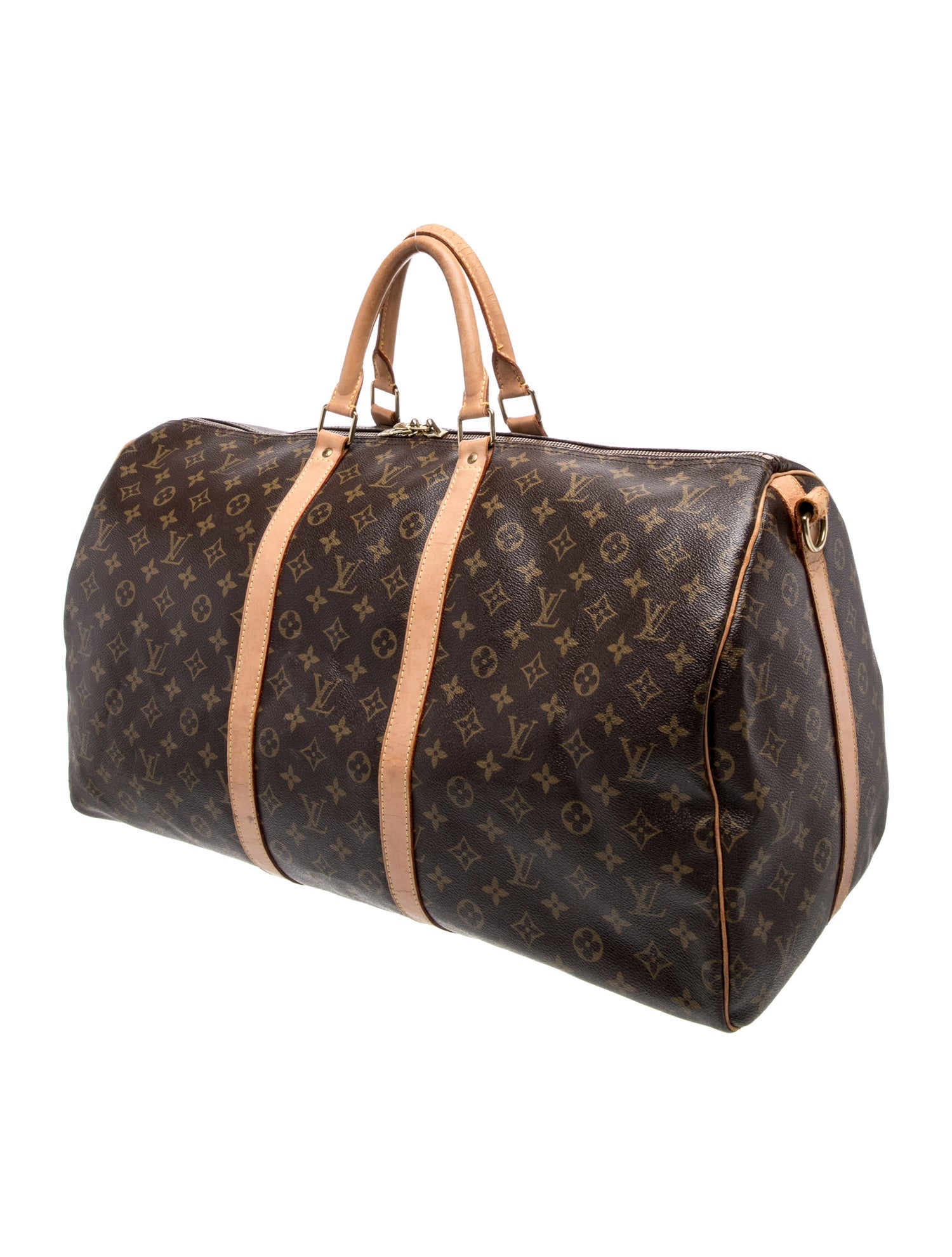 Louis Vuitton LV Monogram Keepall Bandouliere 55 Vintage