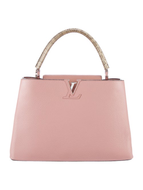 Louis Vuitton Python Handle Capucines MM