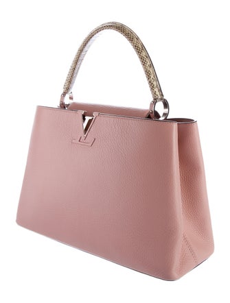 Louis Vuitton Python Handle Capucines MM