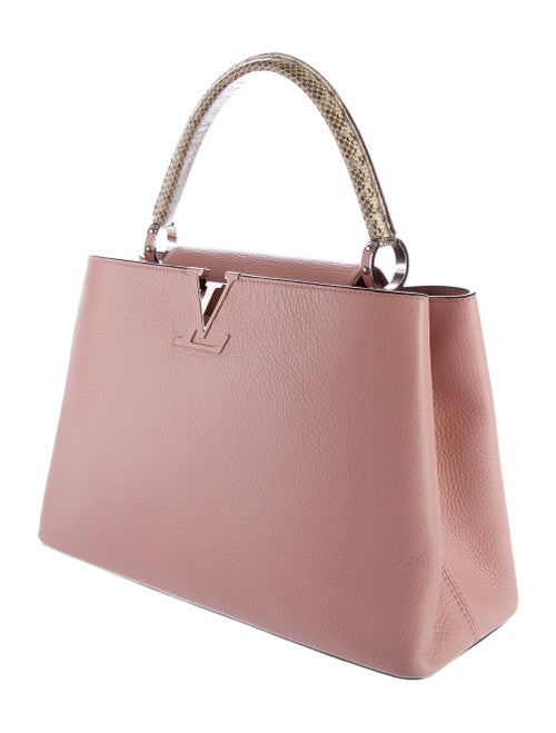 Louis Vuitton Python Handle Capucines MM