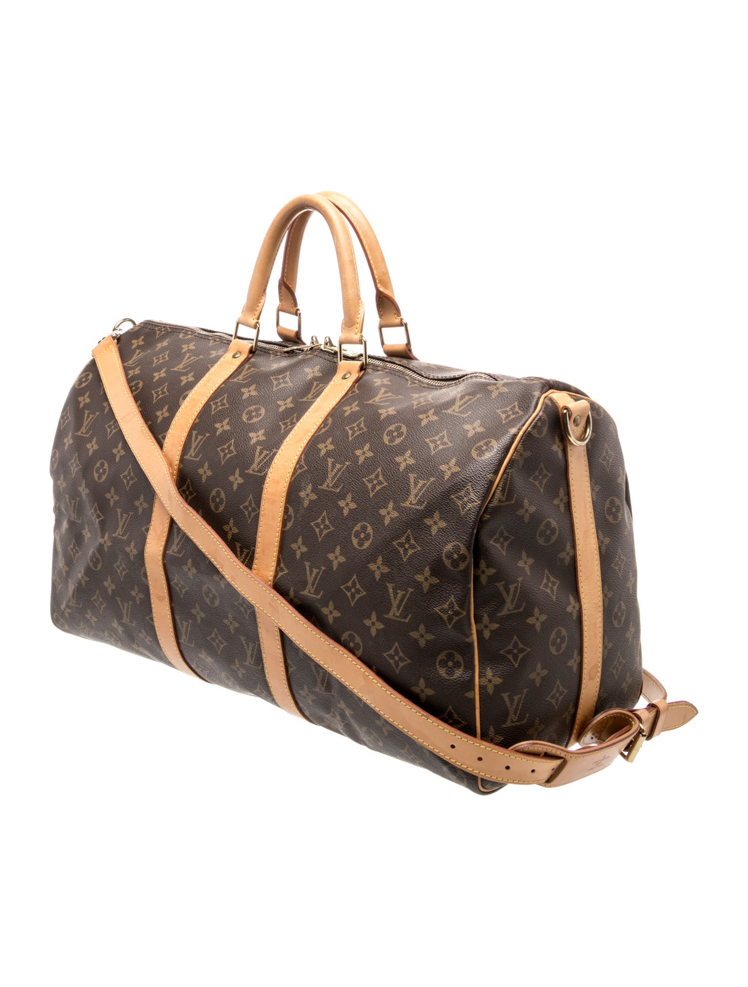 Louis Vuitton LV Monogram Keepall Bandouliere 60 Vintage