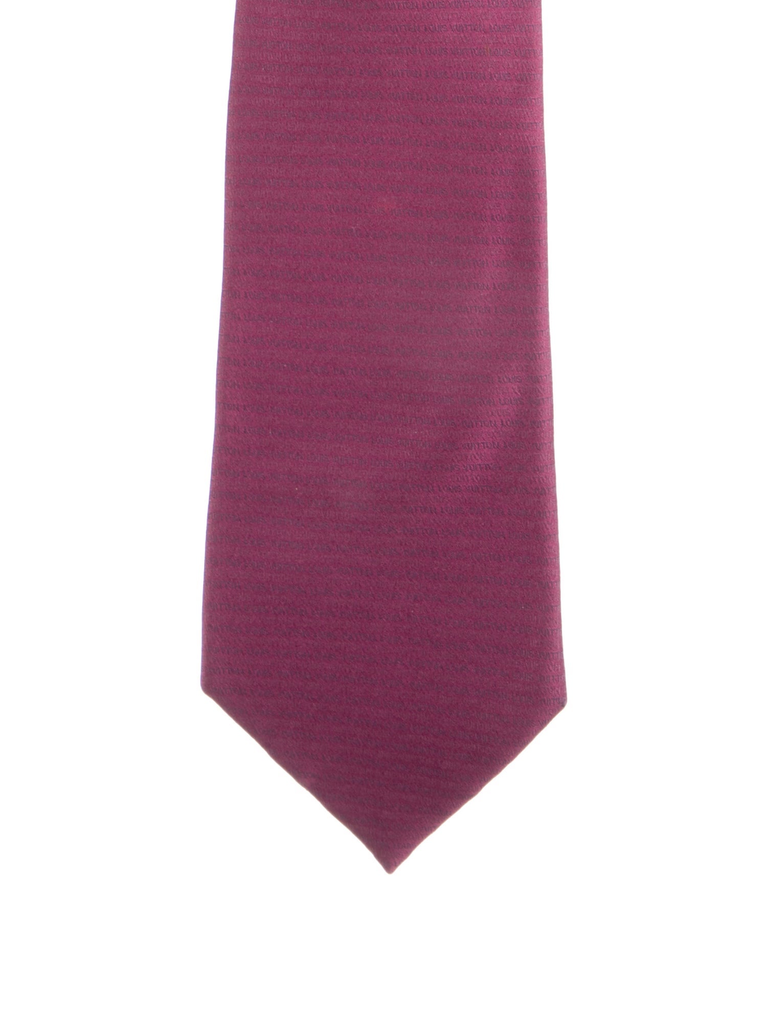 Louis Vuitton Pattern Silk Tie