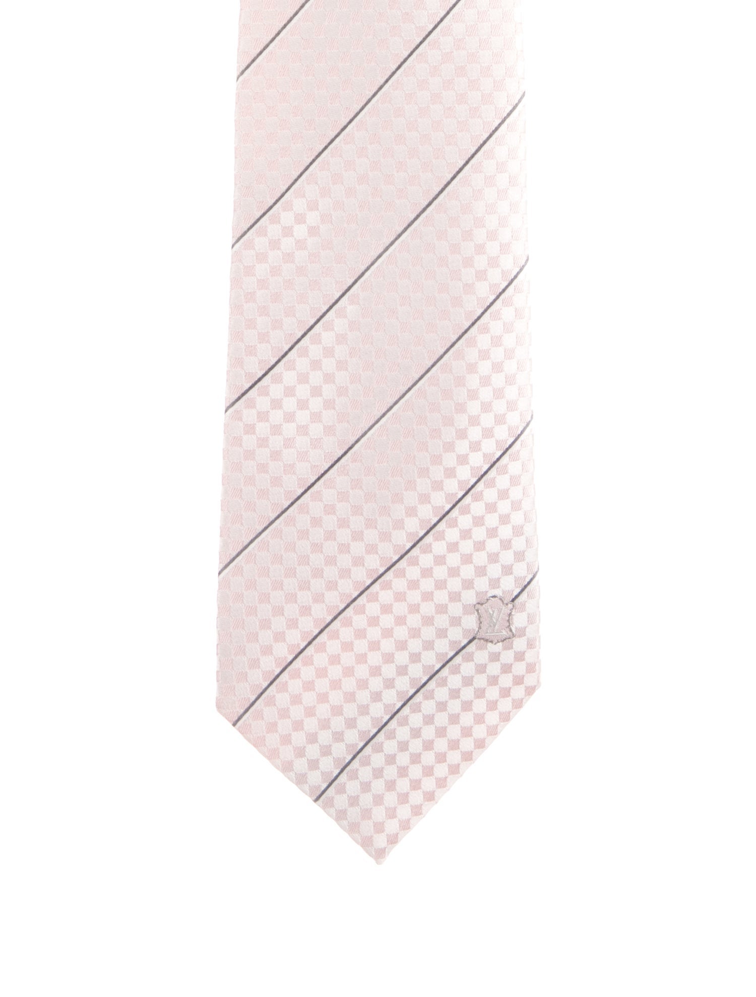 Louis Vuitton pattern silk tie