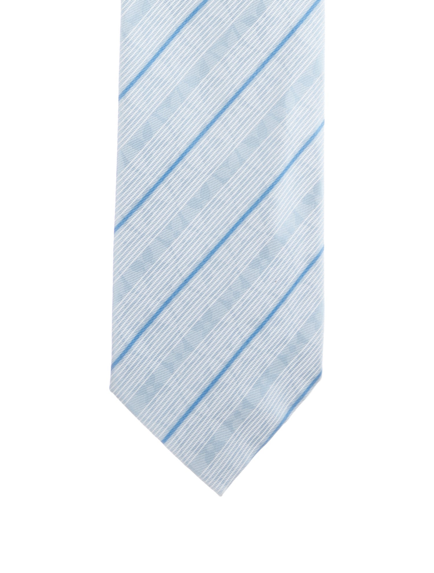 Louis Vuitton striped Silk Tie In Blue Hues