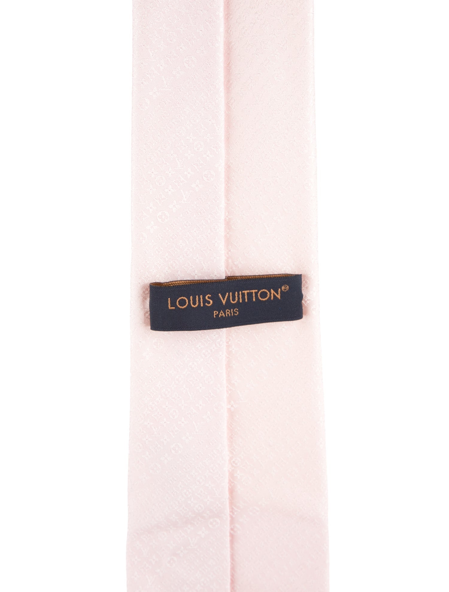 Louis Vuitton pattern silk tie