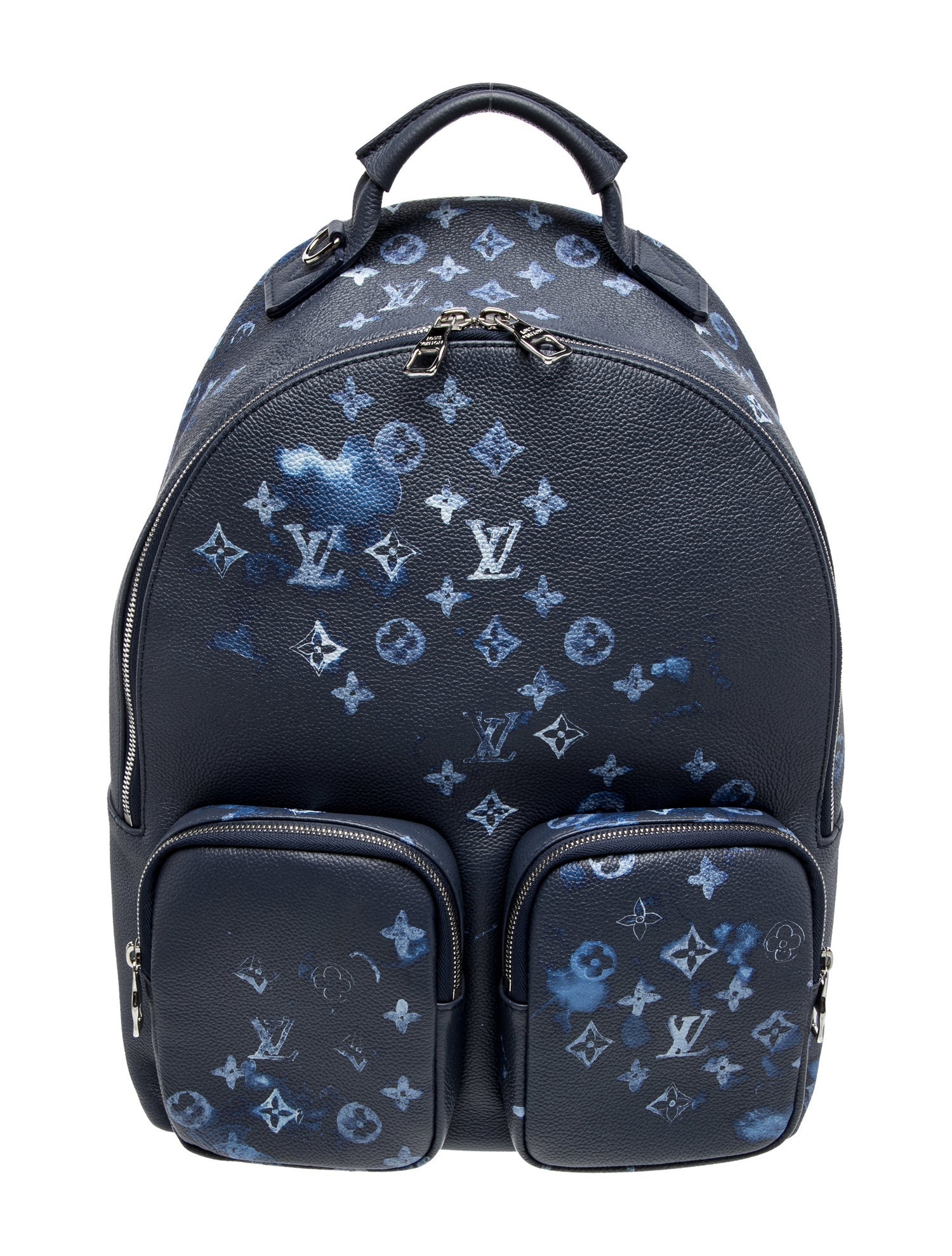Louis Vuitton LV Monogram Multi Pocket Backpack Limited Edition Monogram Ink Watercolor