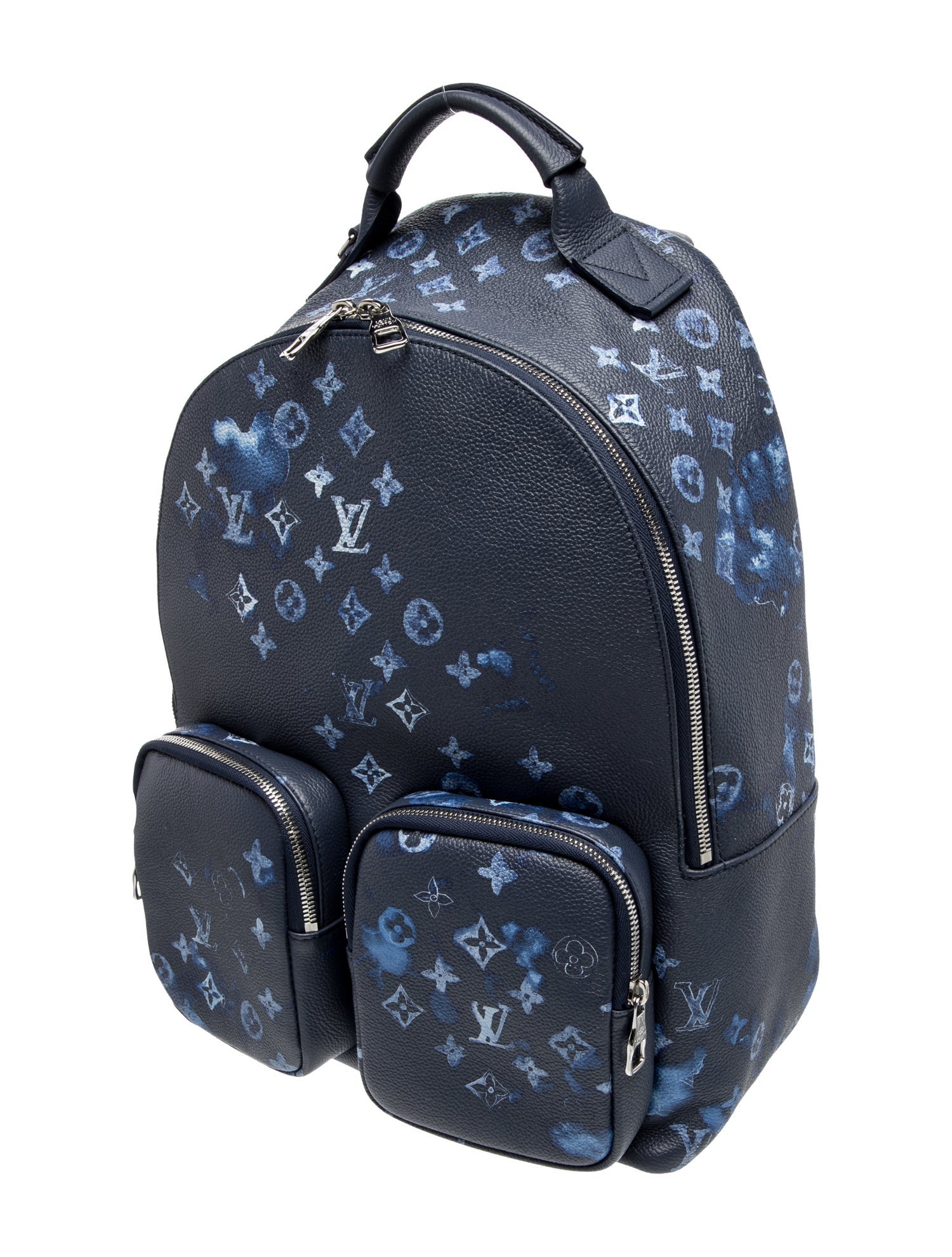 Louis Vuitton LV Monogram Multi Pocket Backpack Limited Edition Monogram Ink Watercolor