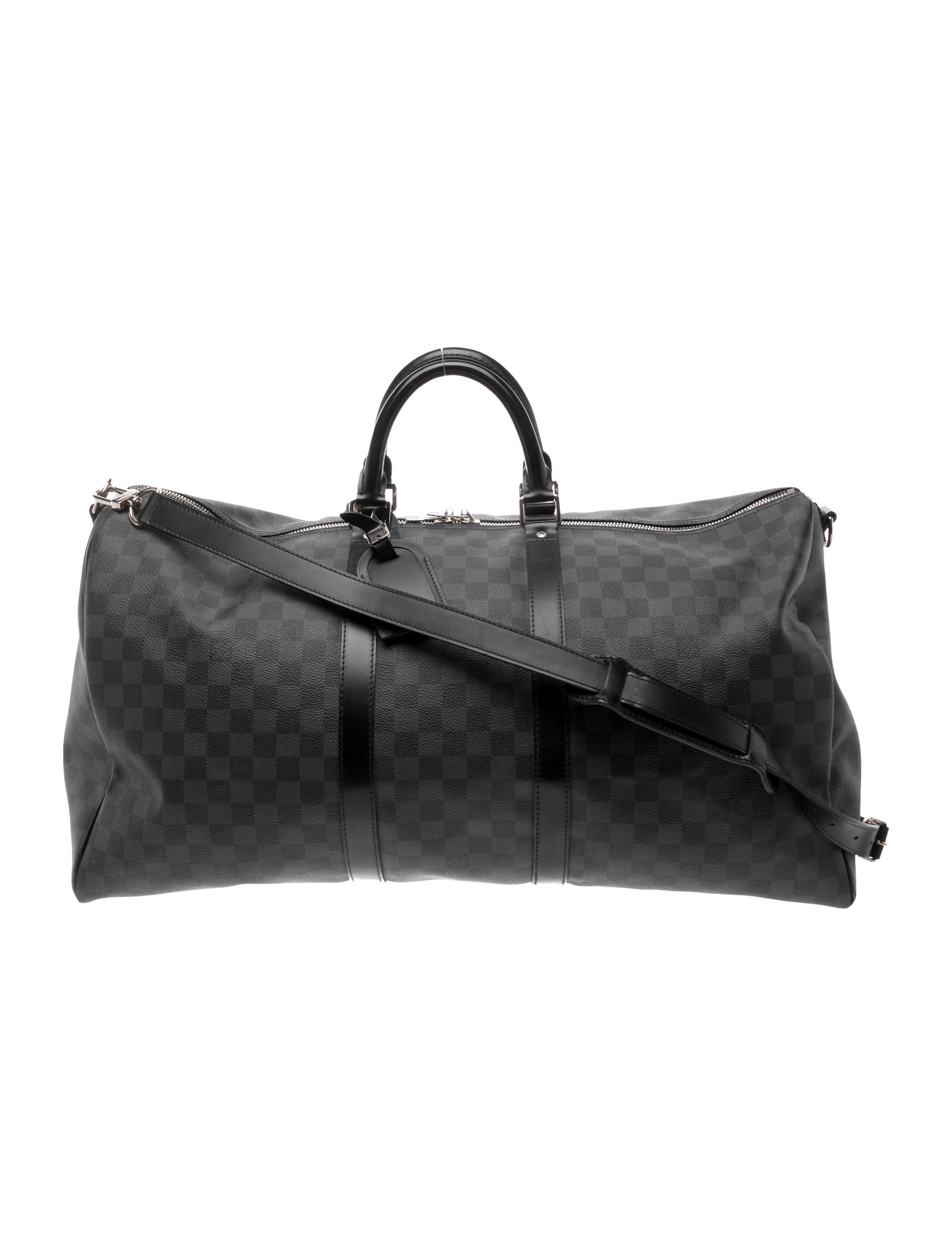 Louis Vuitton Damier Graphite Keepall Bandouliere 55