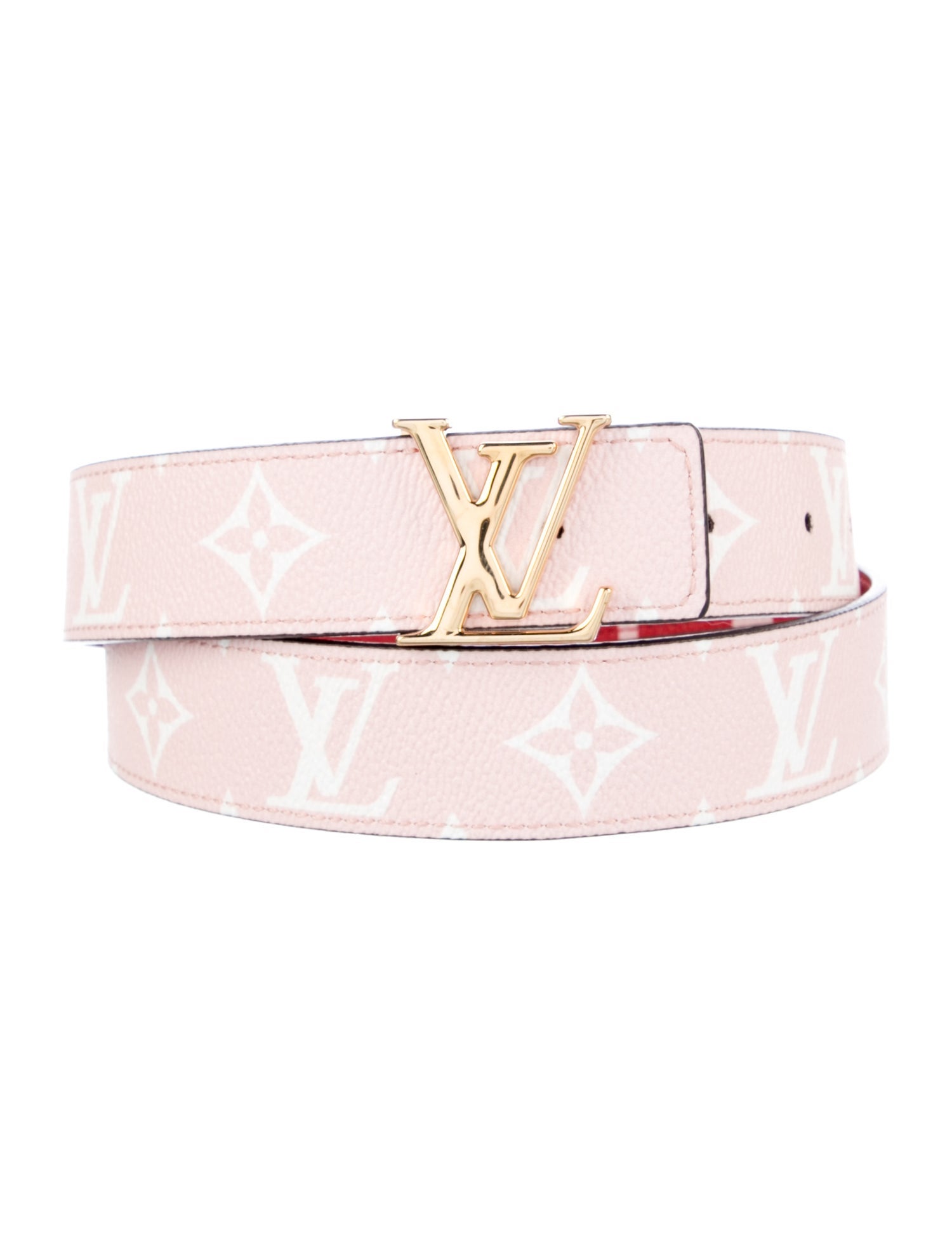 Louis Vuitton LV Monogram Coated Canvas Belt