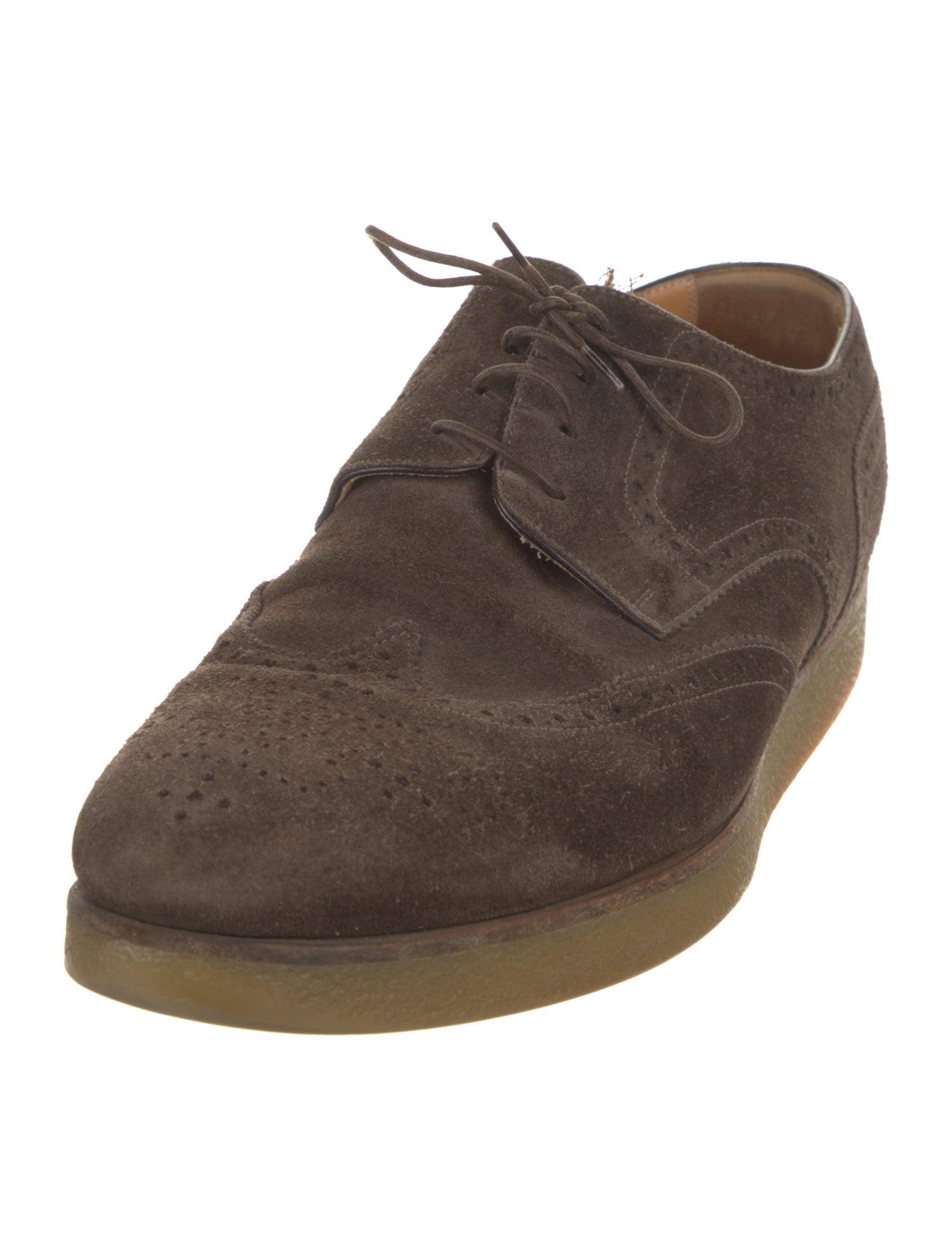 Louis Vuitton 2015 Suede Brogues