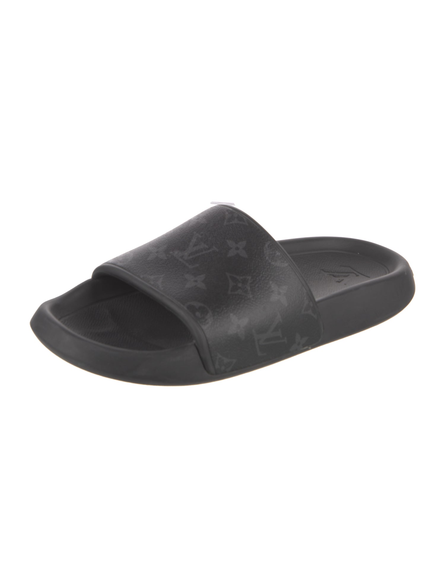 Louis Vuitton Monogram Eclipse Rubber Slides