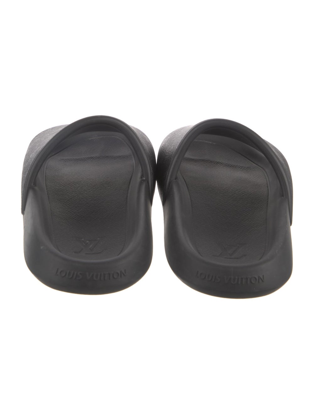 Louis Vuitton Monogram Eclipse Rubber Slides - image 4