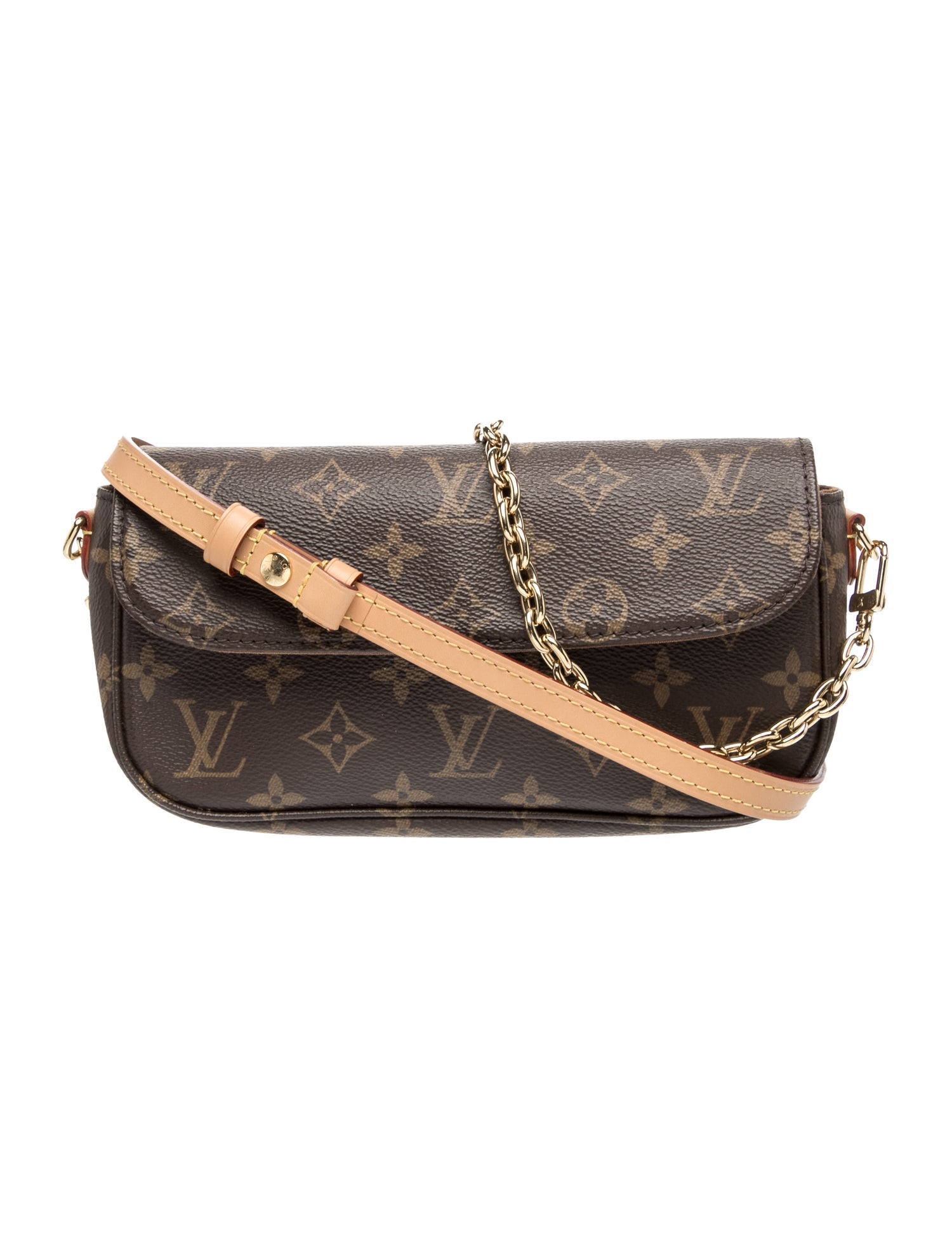 Louis Vuitton LV Monogram Ivy Wallet on Chain Mini w/ Tags