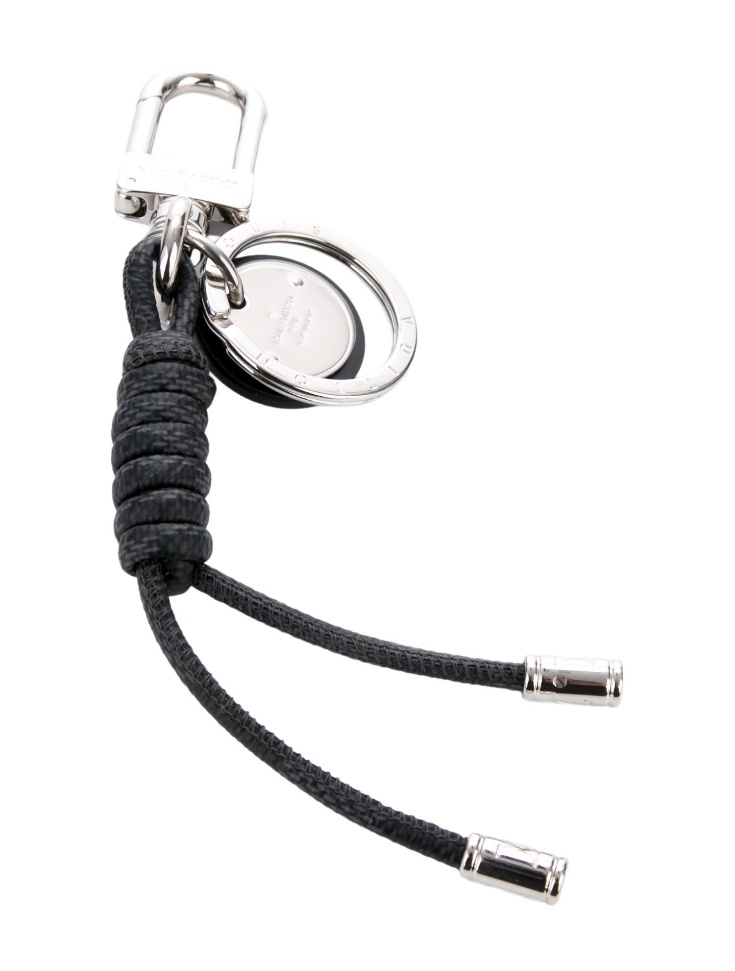 Louis Vuitton Graphite Rope Bag Charm & Key Holder