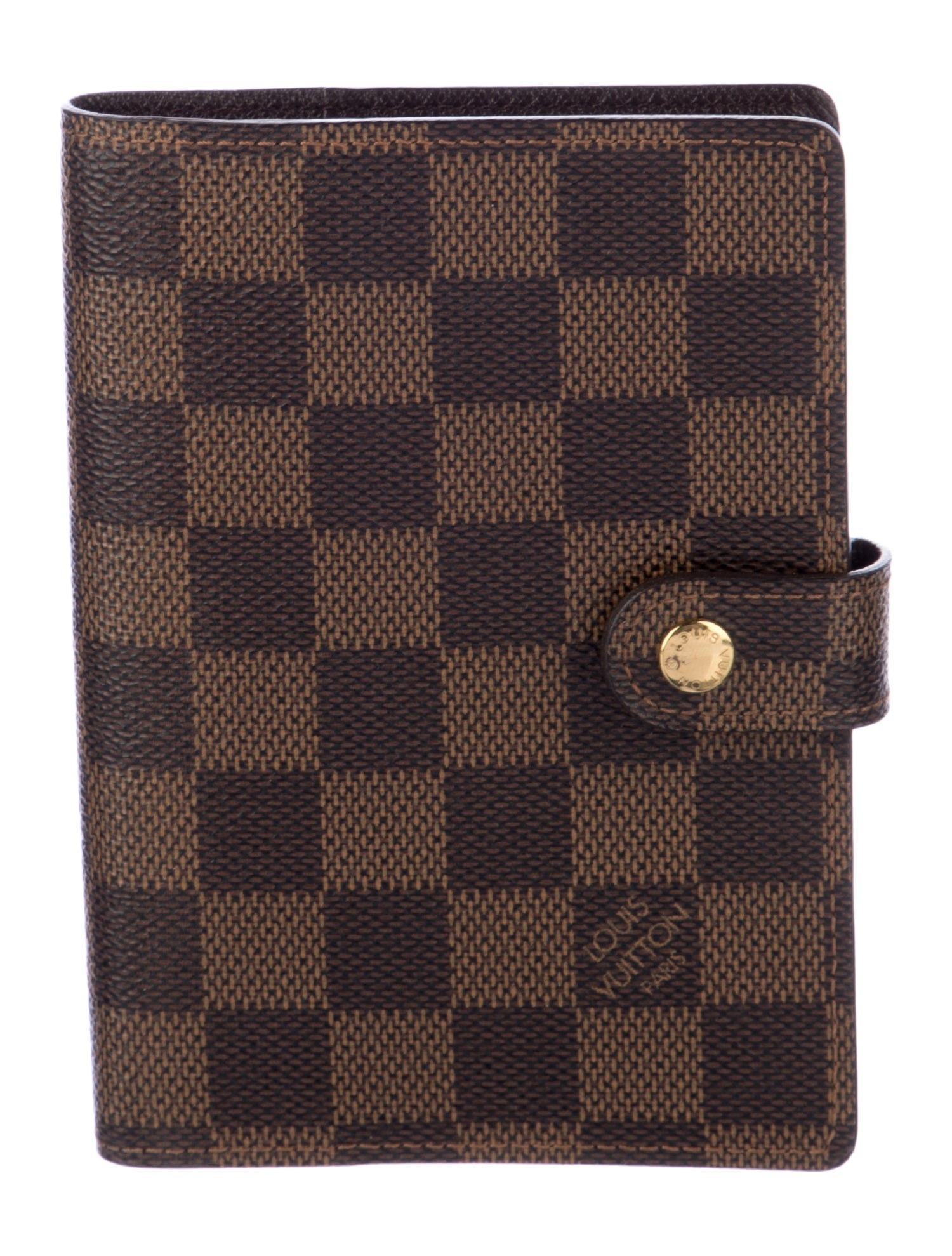 Louis Vuitton Damier Ebene Small Ring Agenda Cover
