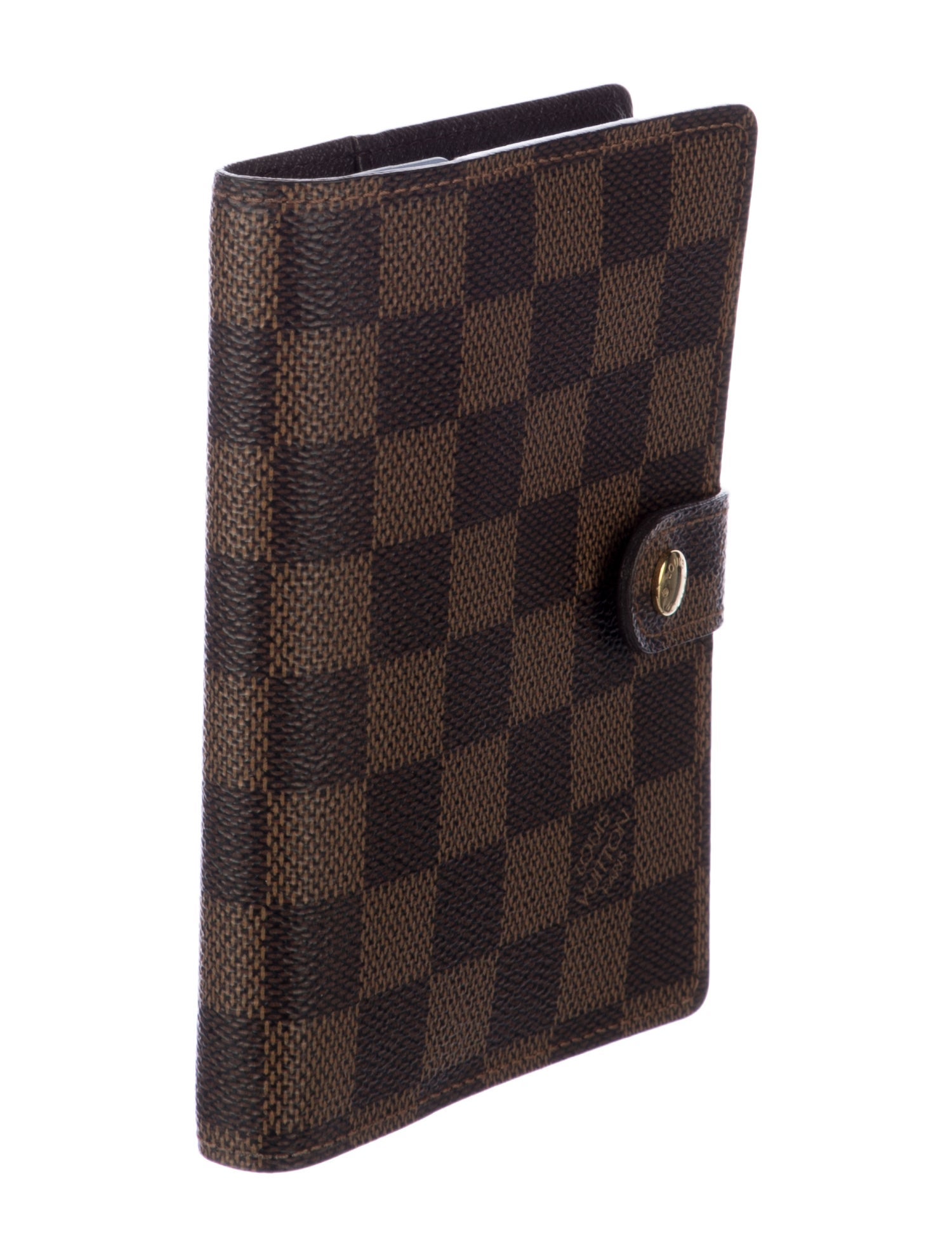 Louis Vuitton Damier Ebene Small Ring Agenda Cover