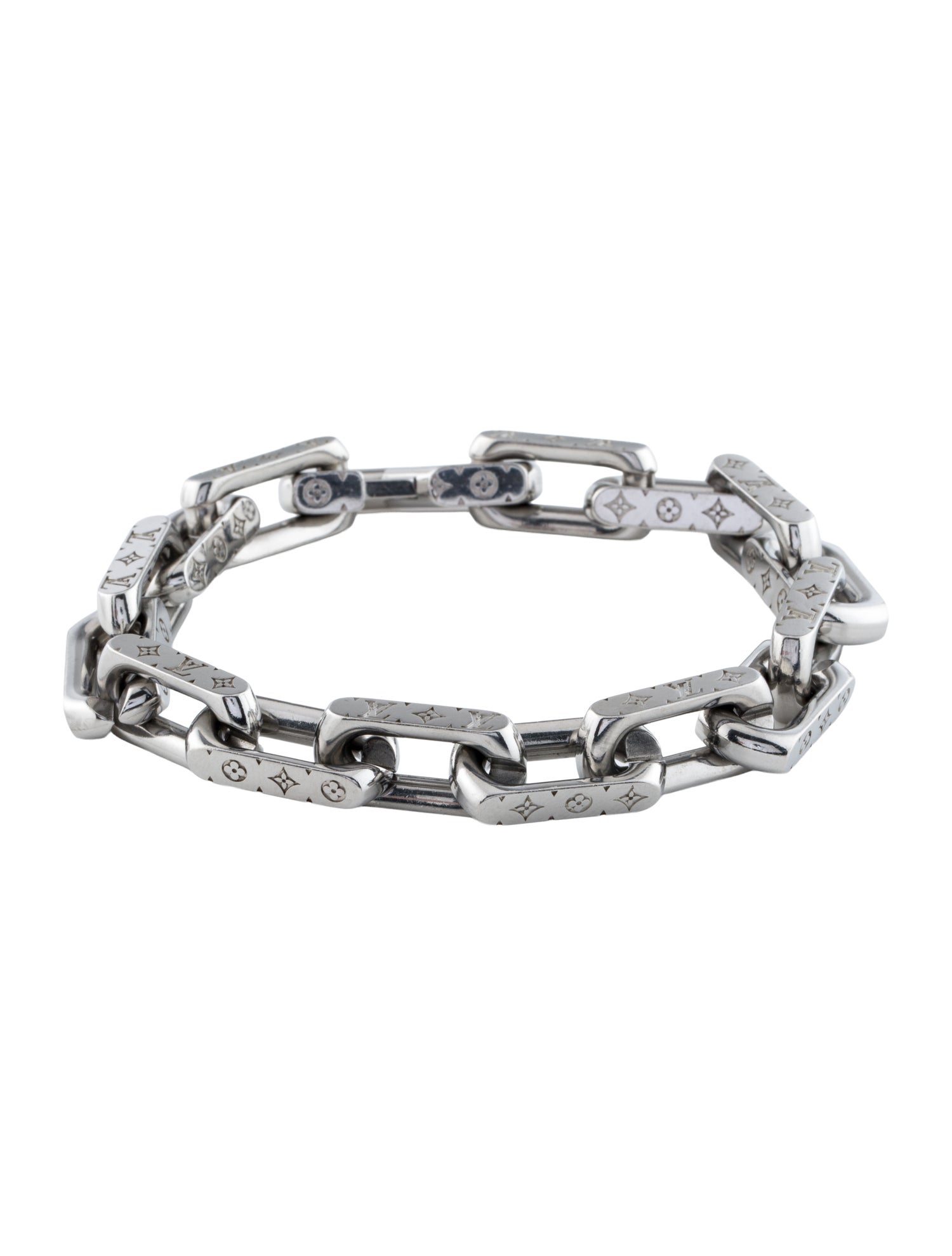 Louis Vuitton Monogram Chain Link Bracelet