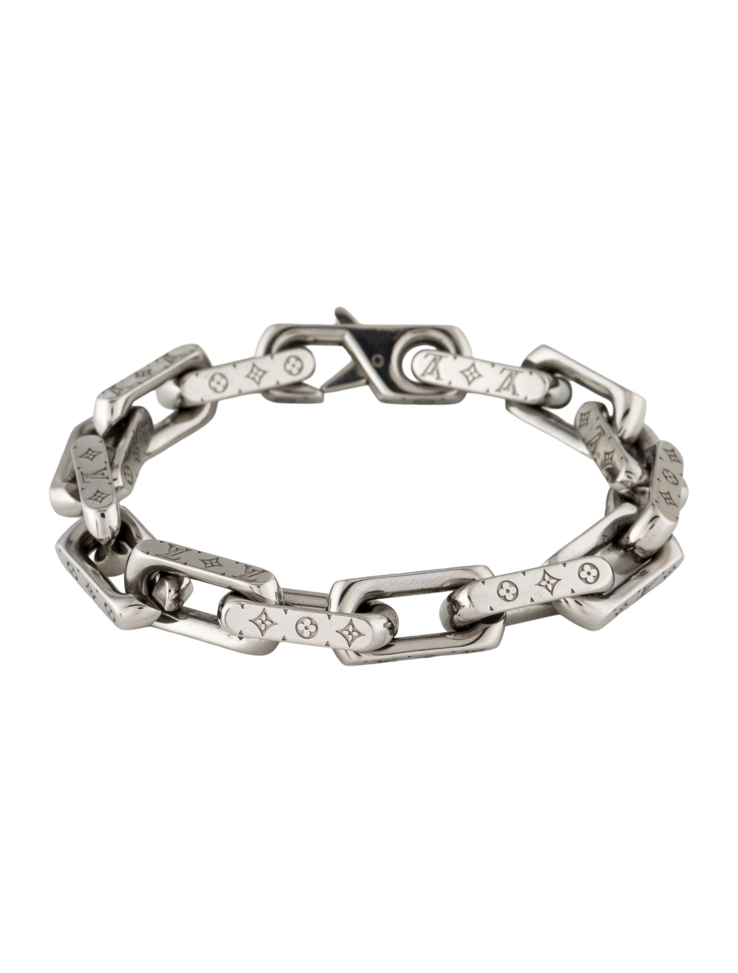 Louis Vuitton Monogram Chain Link Bracelet