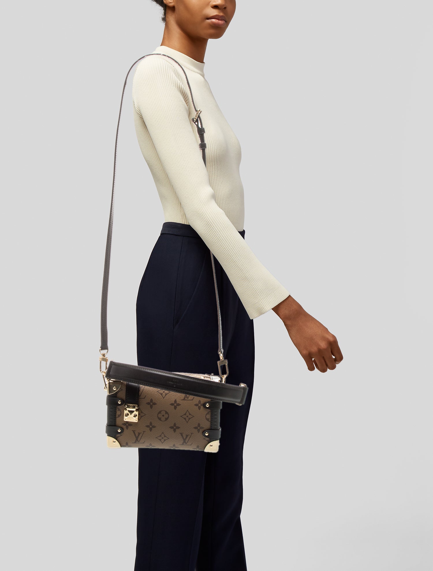 Louis Vuitton Monogram Reverse Side Trunk PM