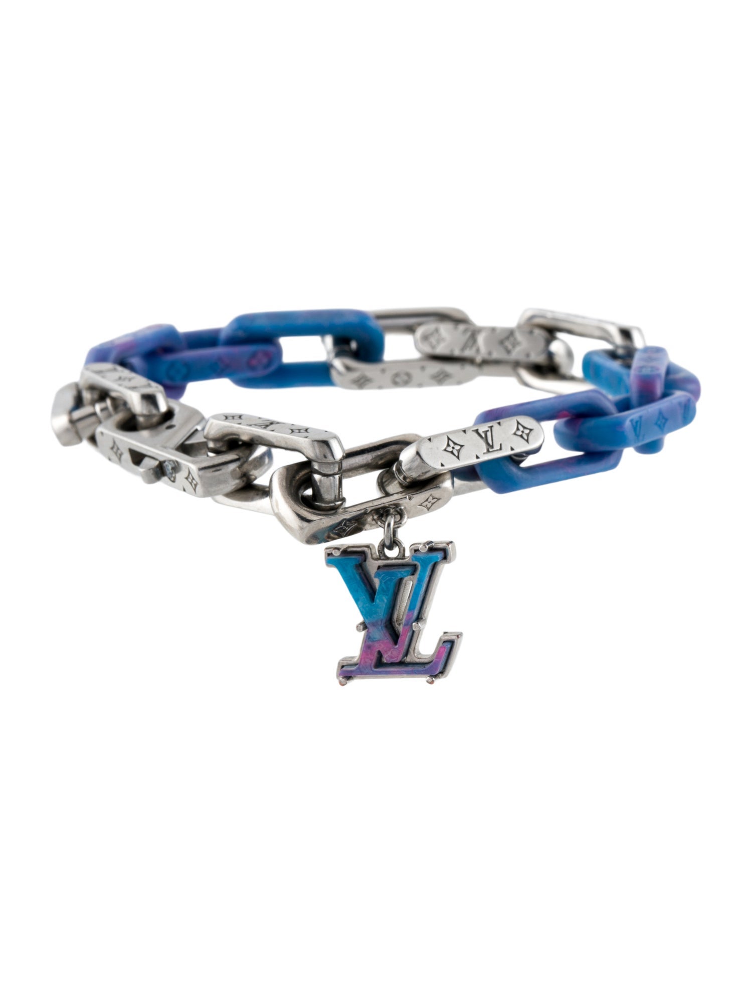 Louis Vuitton Monogram Chain Charm Bracelet