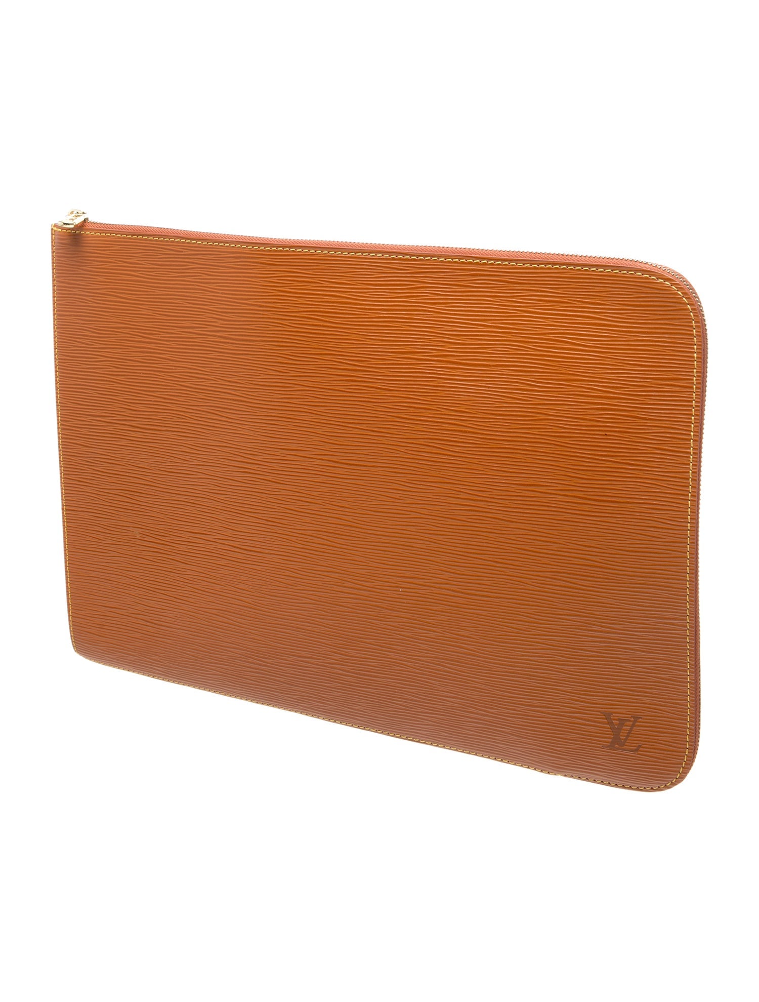 Louis Vuitton logo Leather Tablet Case