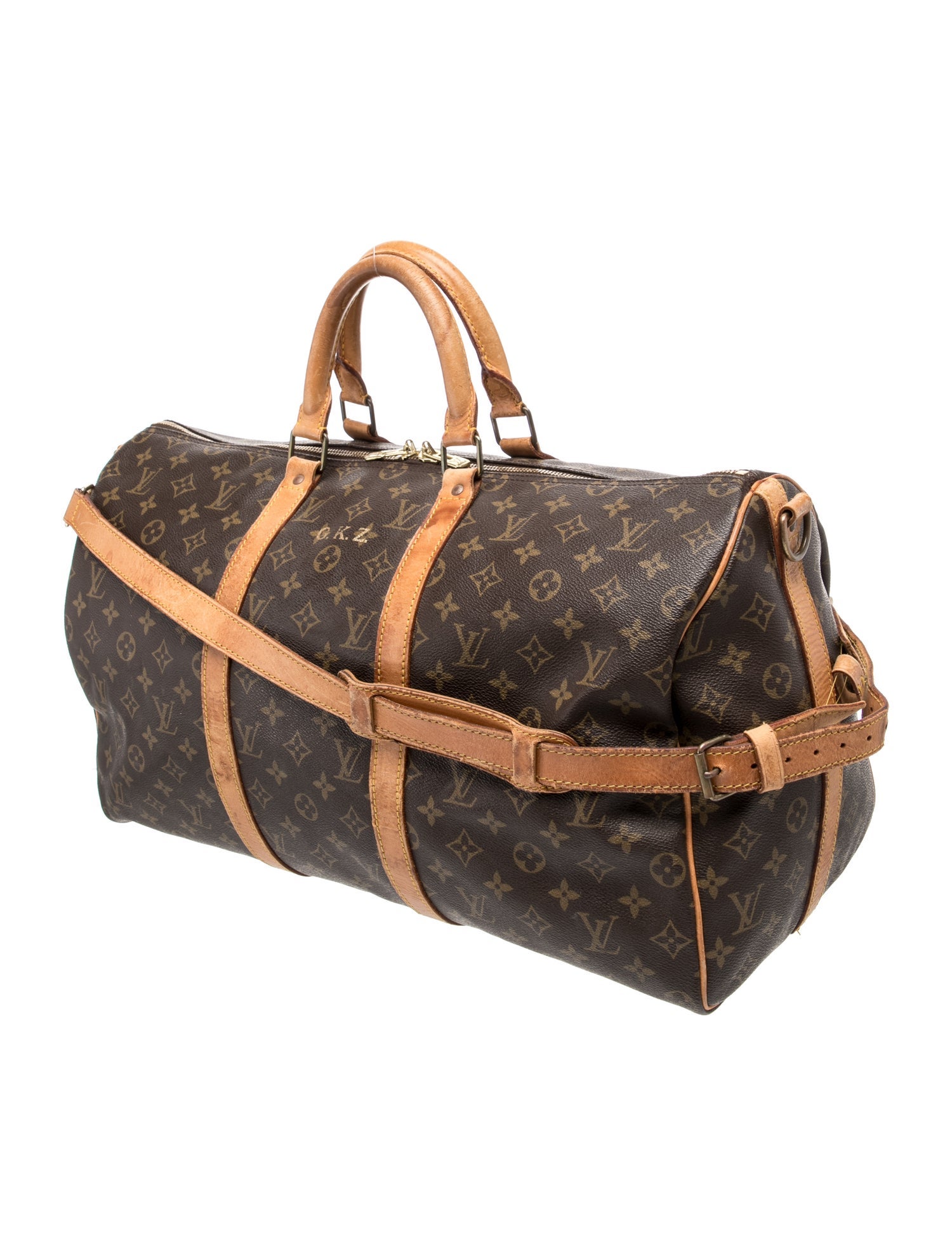 Louis Vuitton LV Monogram Keepall Bandouliere 50 Vintage