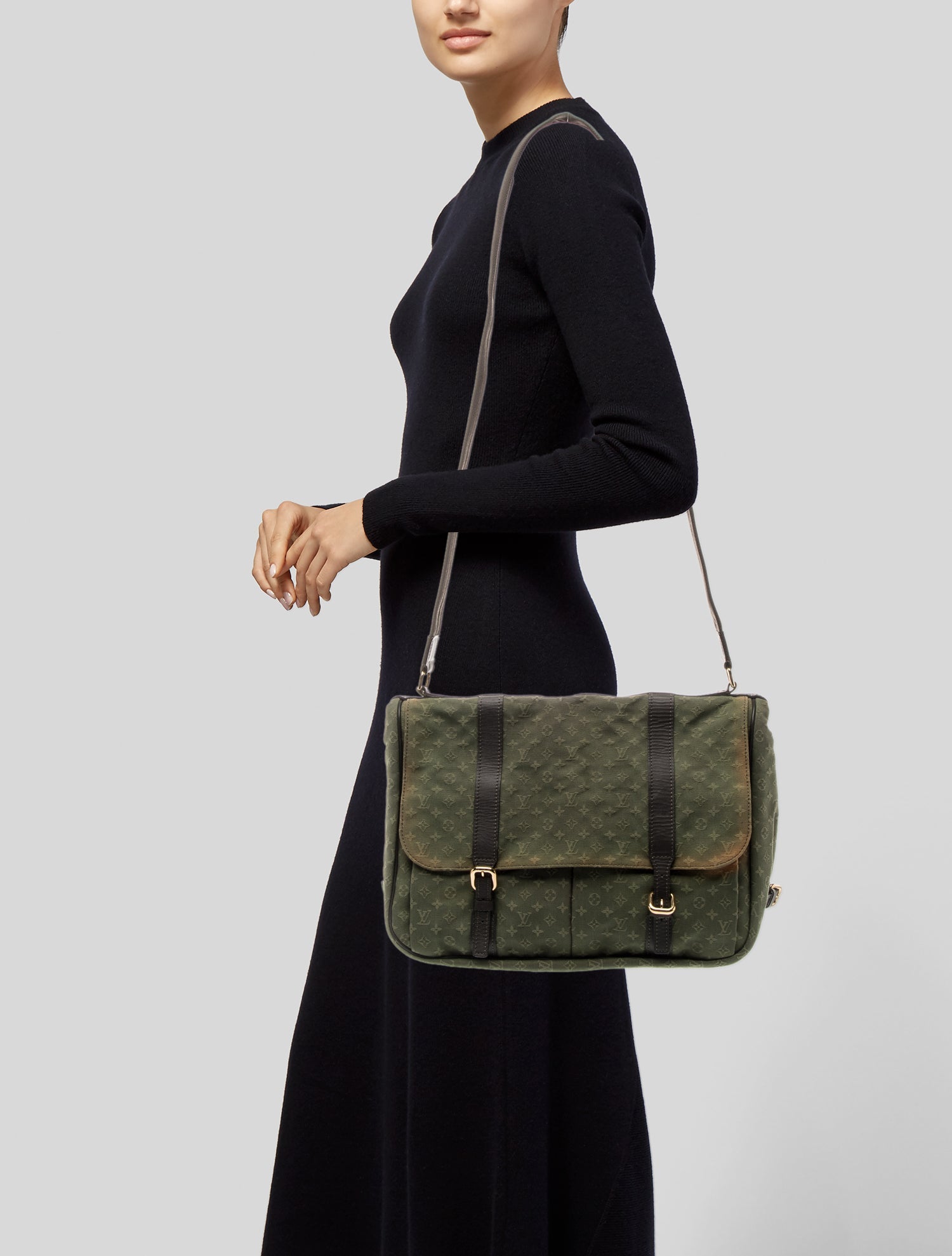 Louis Vuitton Monogram Mini Lin Sac Maman