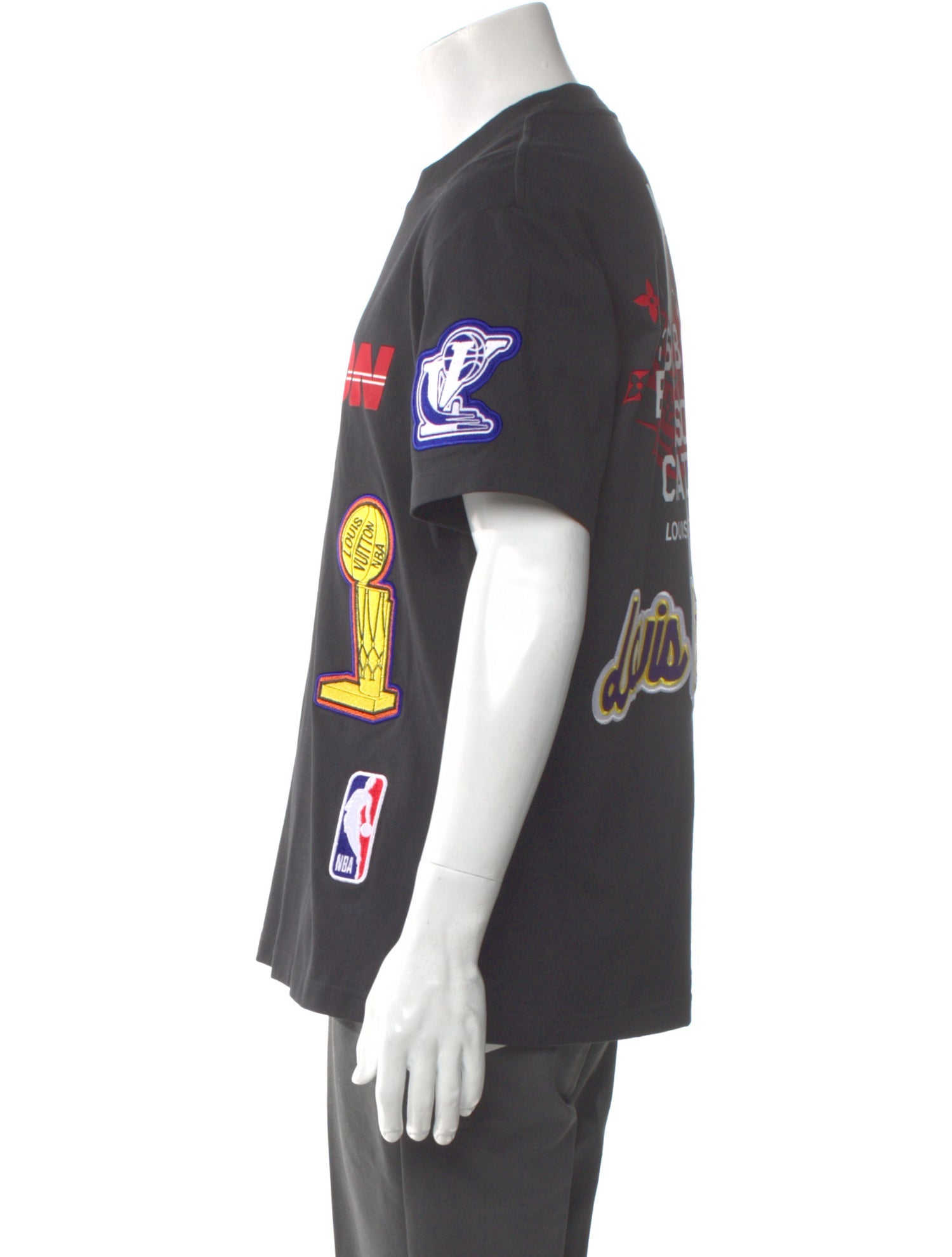 Louis Vuitton x NBA 2021 Faux Pearl Accents T-Shirt