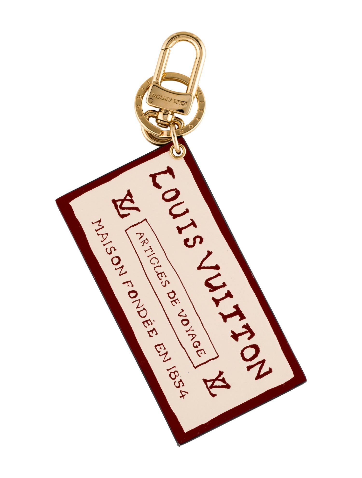 Louis Vuitton Travel Tag Bag Charm S00