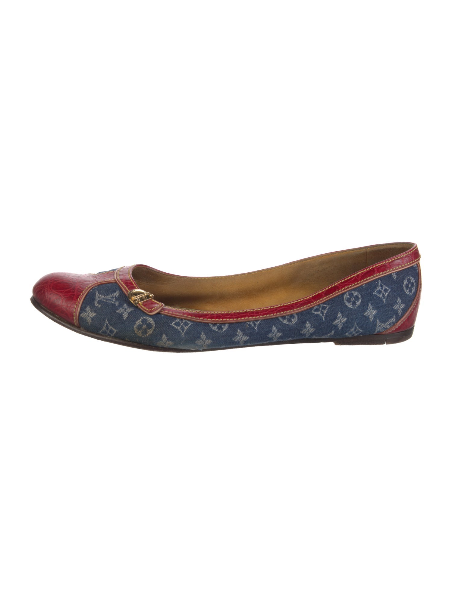 Louis Vuitton LV Monogram Denim Flats