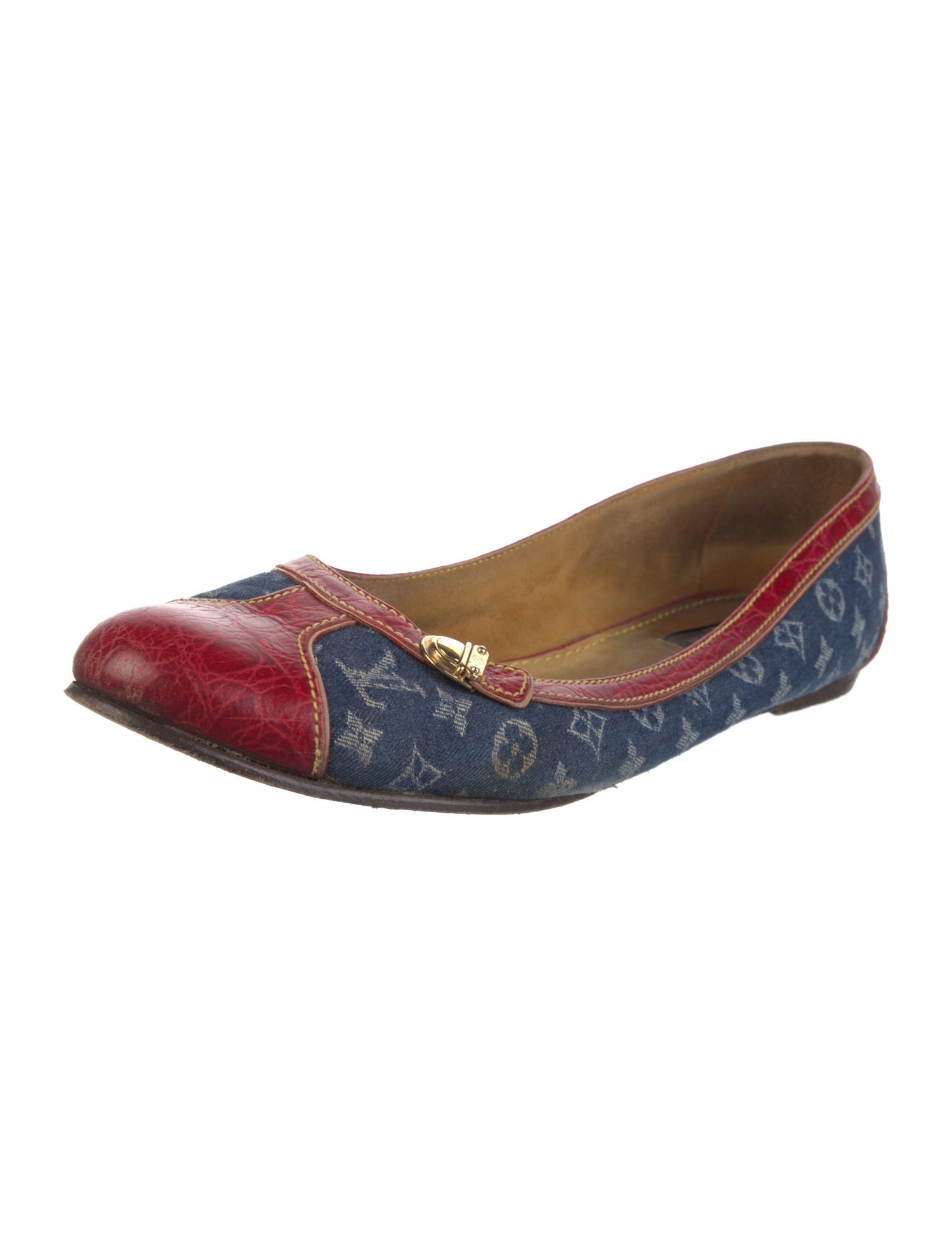 Louis Vuitton LV Monogram Denim Flats