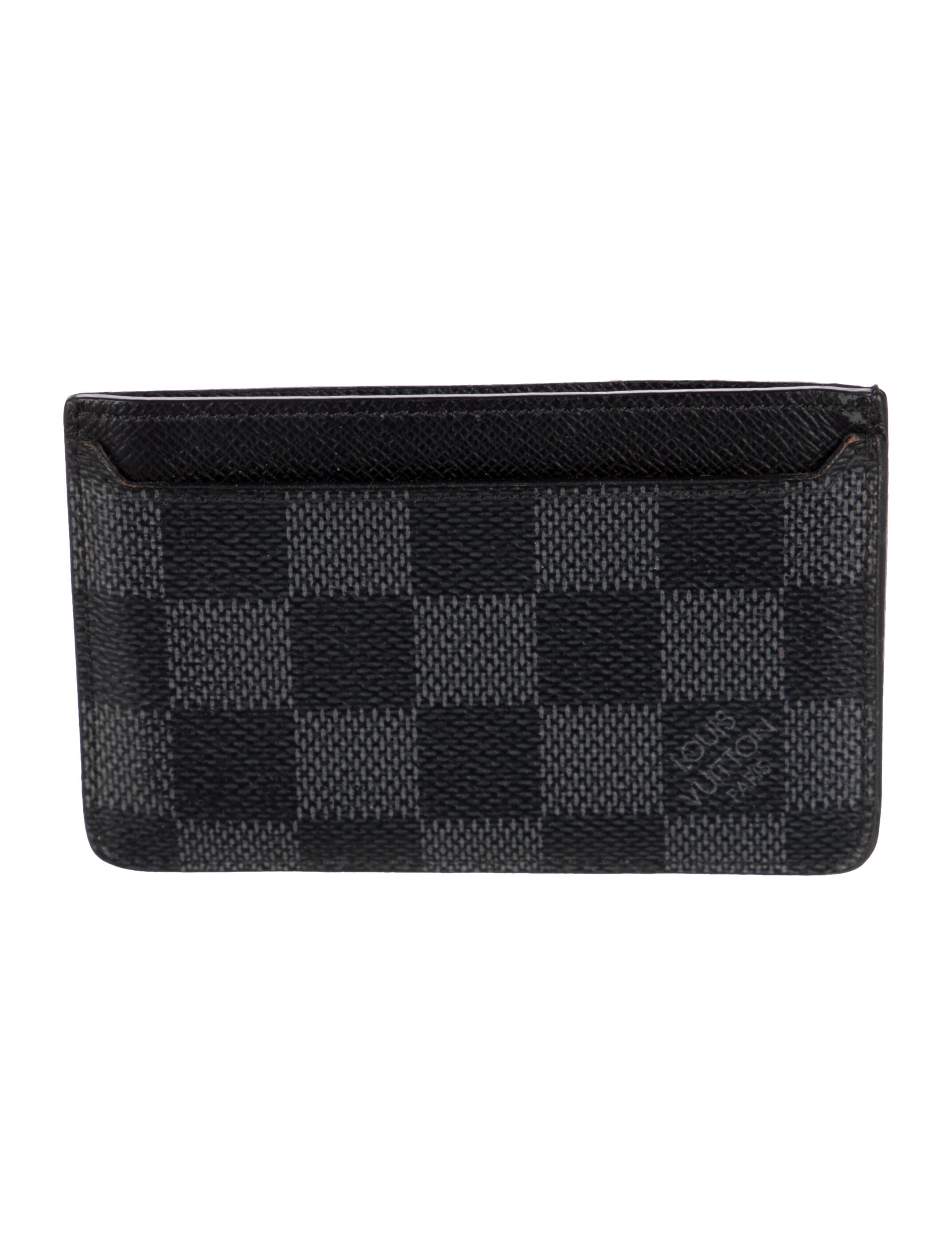 Louis Vuitton Damier Graphite Pattern Coated Canvas Card Case