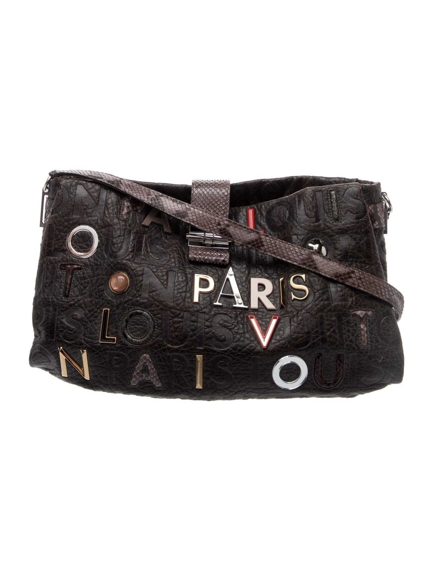 Louis Vuitton Leather Collage Lutece Vintage