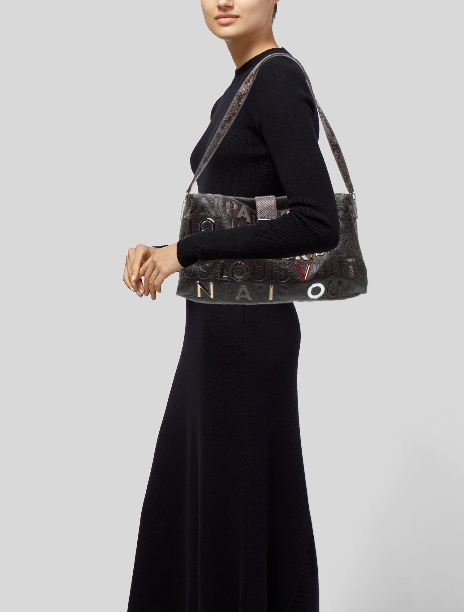 Louis Vuitton Leather Collage Lutece Vintage
