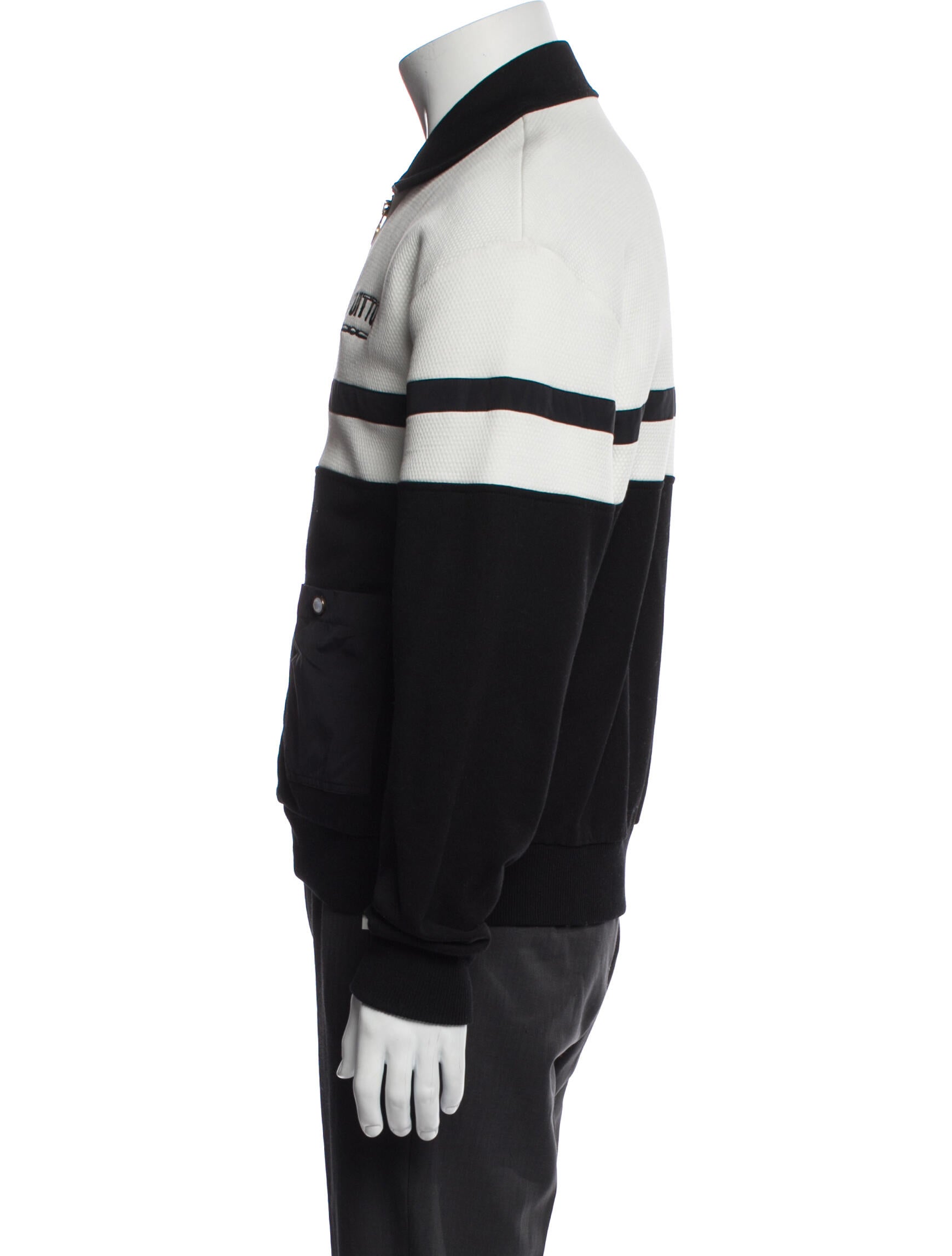 Louis Vuitton 2025 Hybrid Jersey Zip-Up Blouson Bomber Jacket