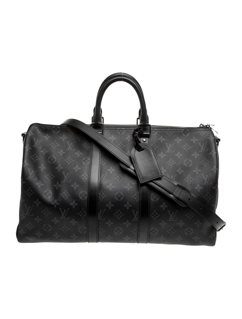 Louis Vuitton Monogram Eclipse Keepall Bandoulier… - image 1