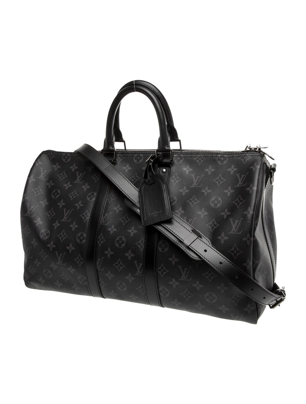 Louis Vuitton Monogram Eclipse Keepall Bandoulier… - image 3